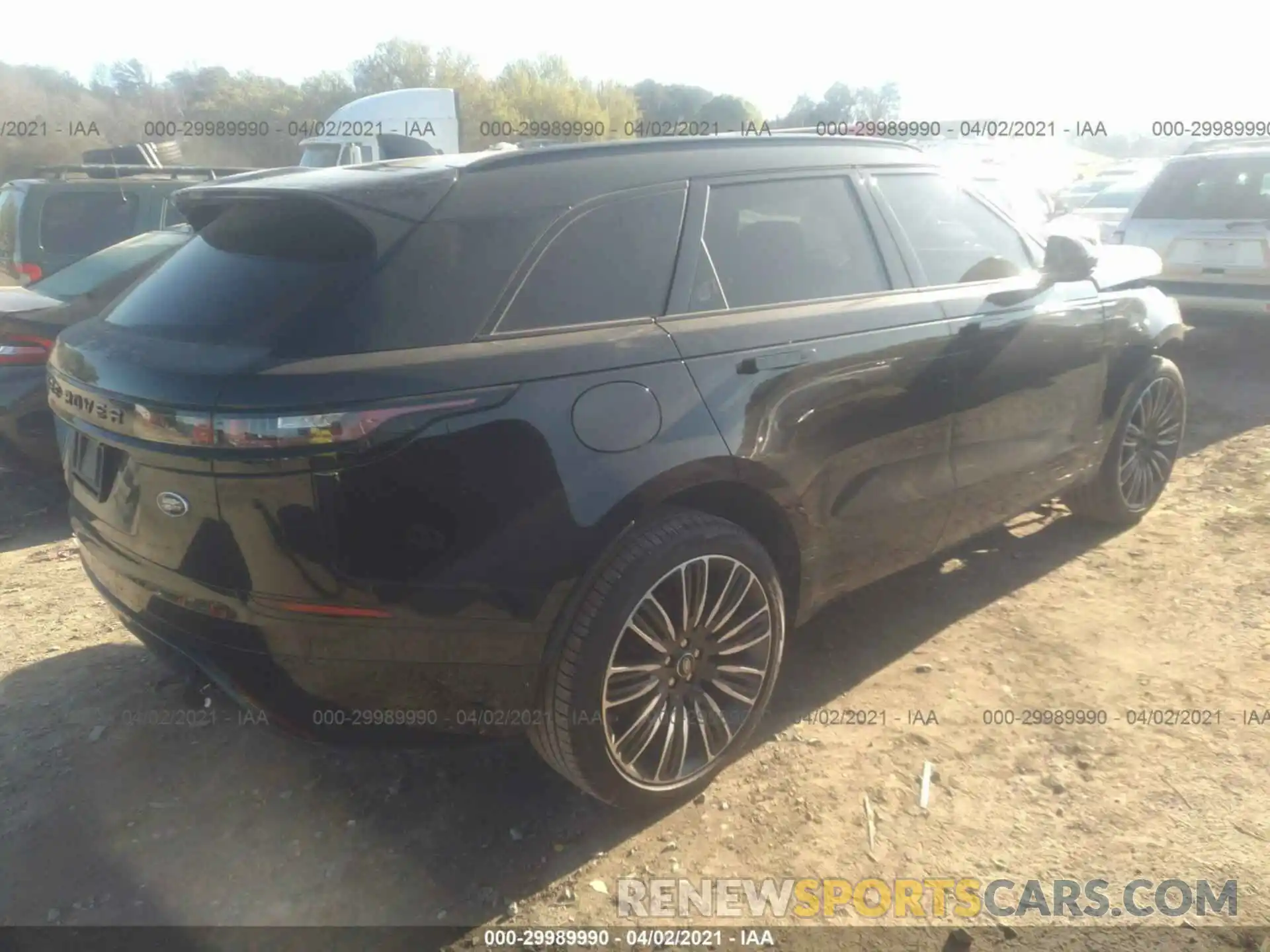 4 Photograph of a damaged car SALYK2EX5LA290600 LAND ROVER RANGE ROVER VELAR 2020