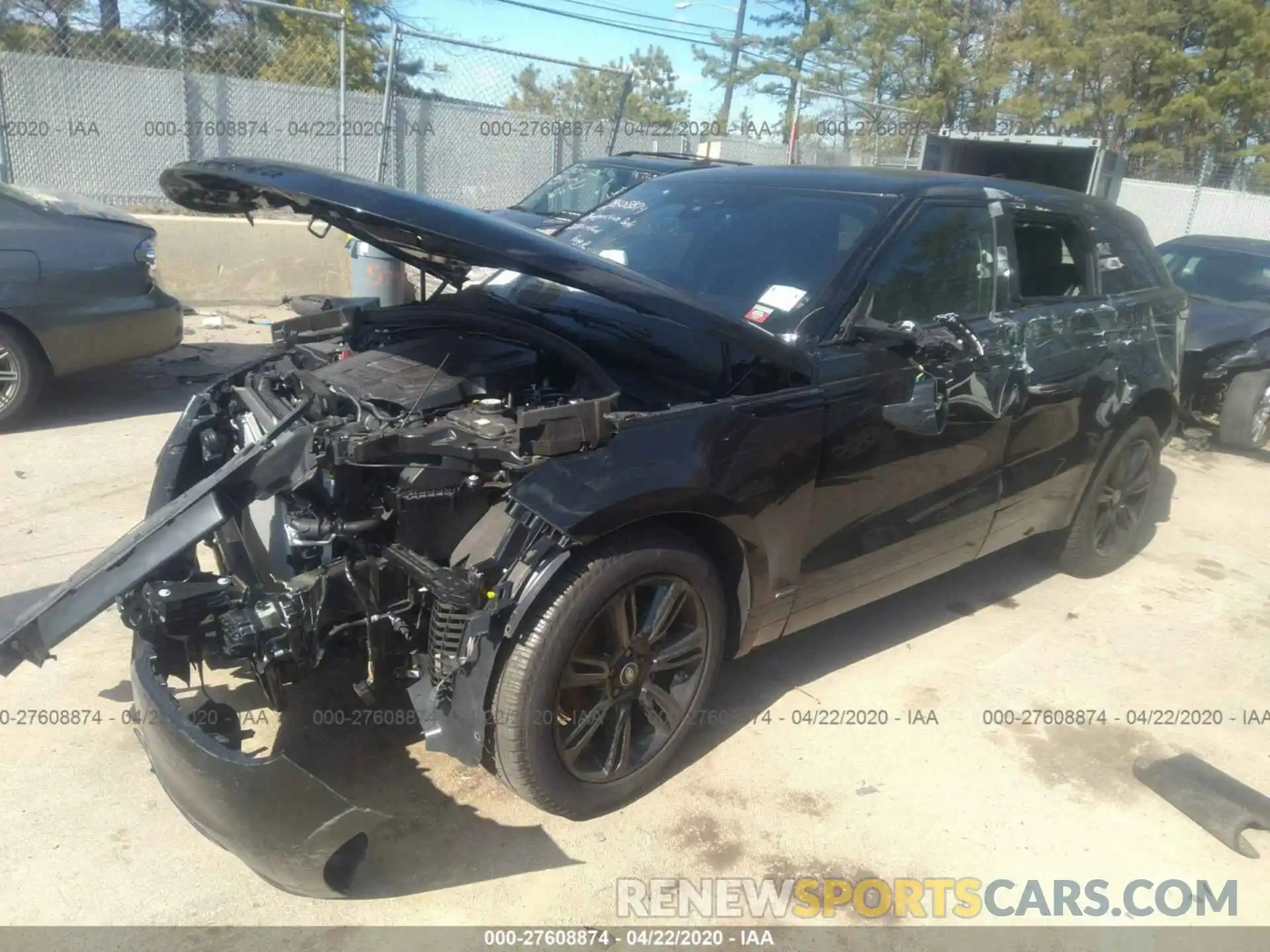 2 Photograph of a damaged car SALYK2EX6LA244001 LAND ROVER RANGE ROVER VELAR 2020