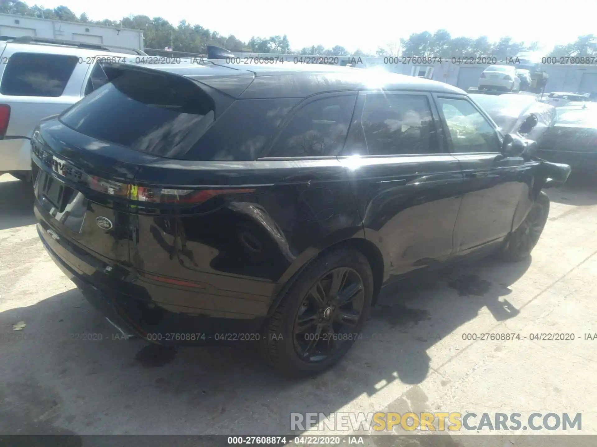 4 Photograph of a damaged car SALYK2EX6LA244001 LAND ROVER RANGE ROVER VELAR 2020