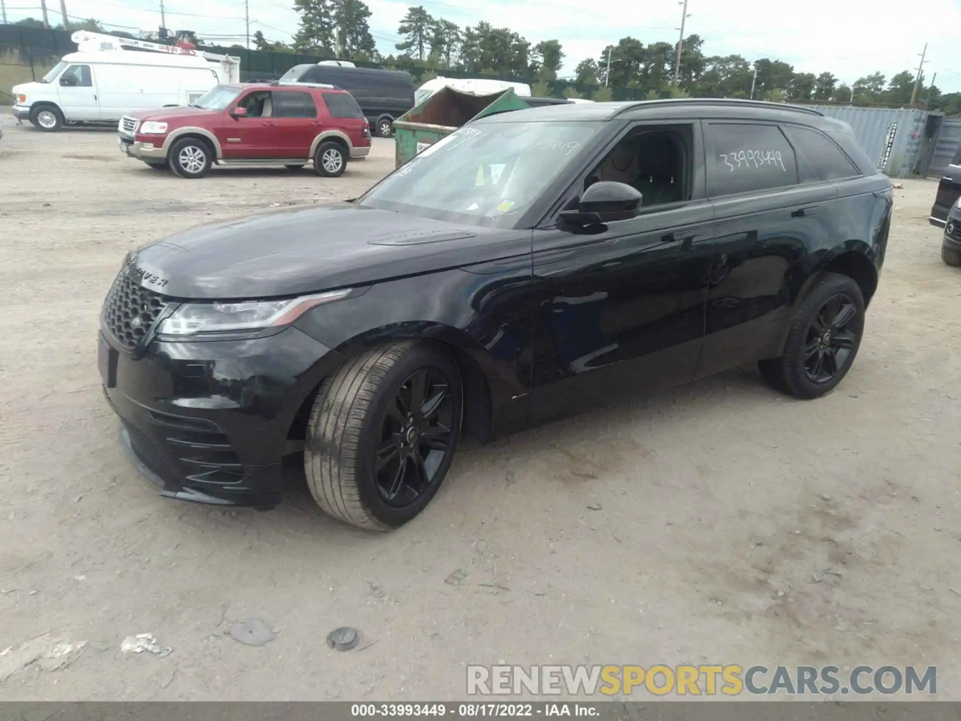 2 Фотография поврежденного автомобиля SALYK2EX6LA273952 LAND ROVER RANGE ROVER VELAR 2020