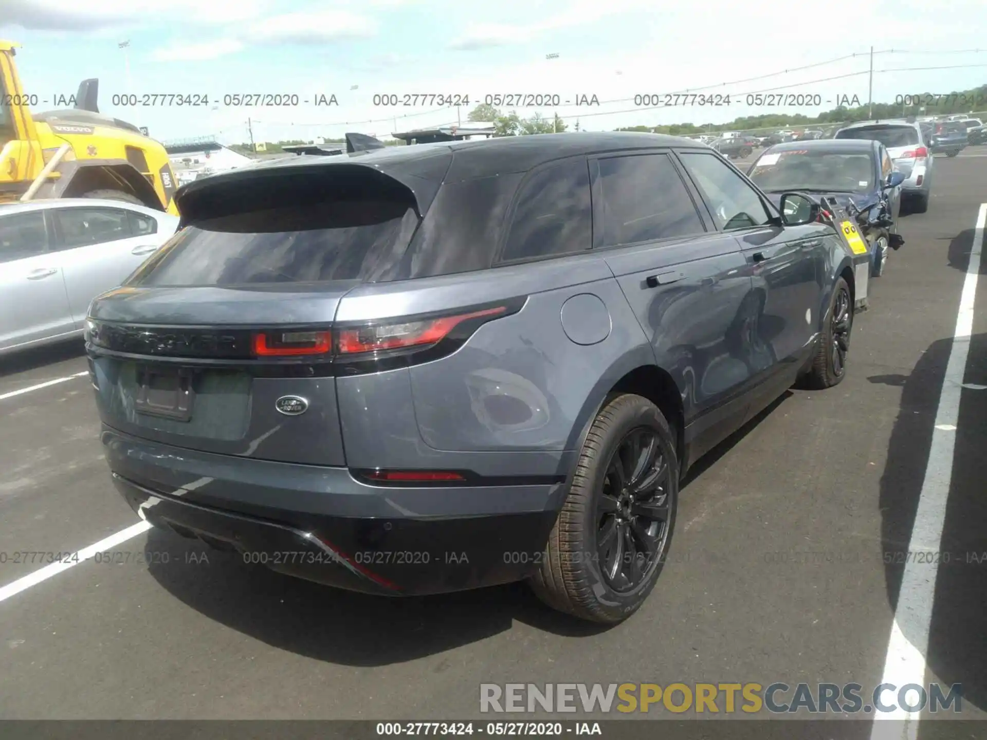 4 Фотография поврежденного автомобиля SALYK2EX7LA239678 LAND ROVER RANGE ROVER VELAR 2020