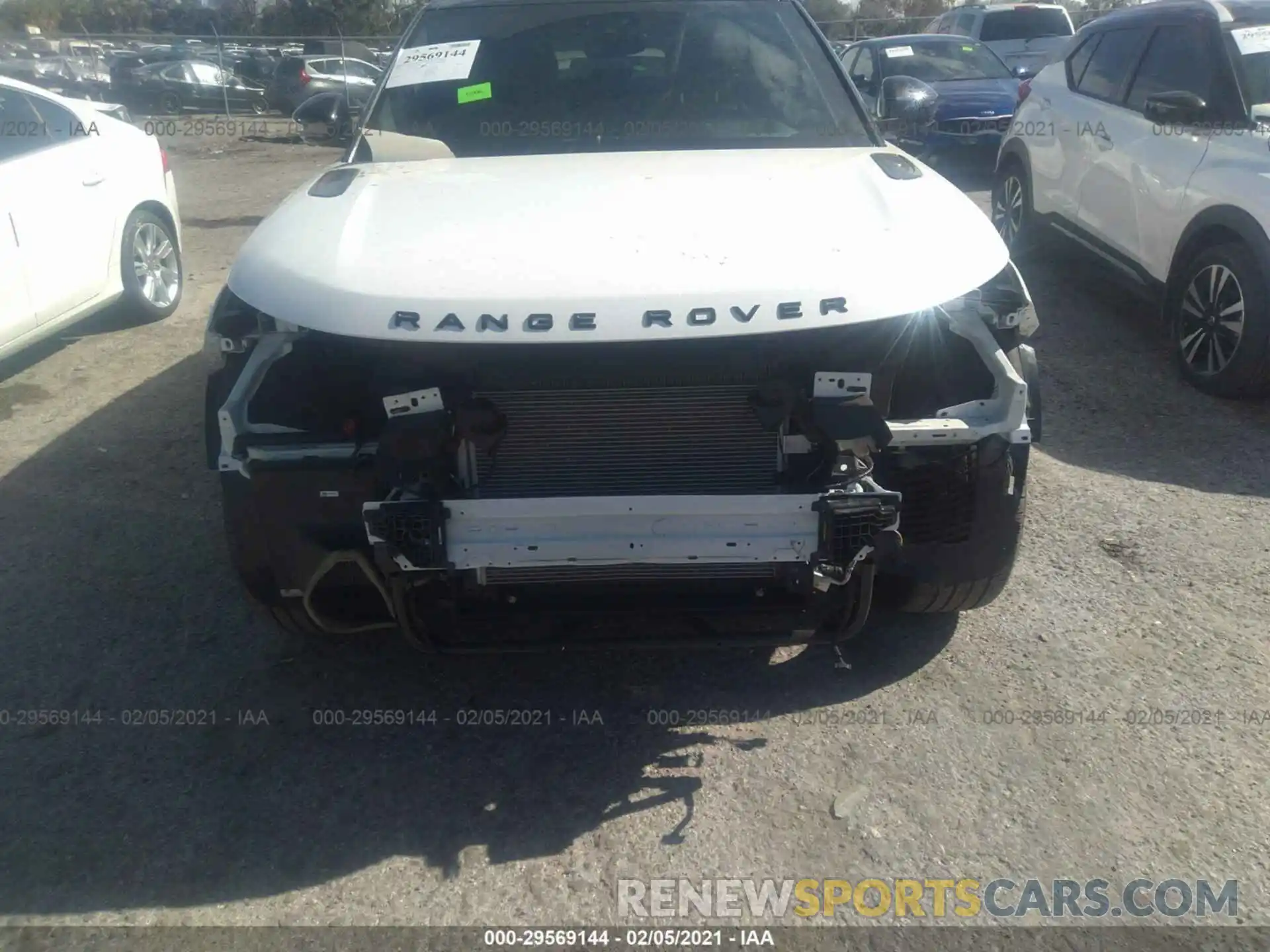 6 Photograph of a damaged car SALYK2EX7LA285544 LAND ROVER RANGE ROVER VELAR 2020