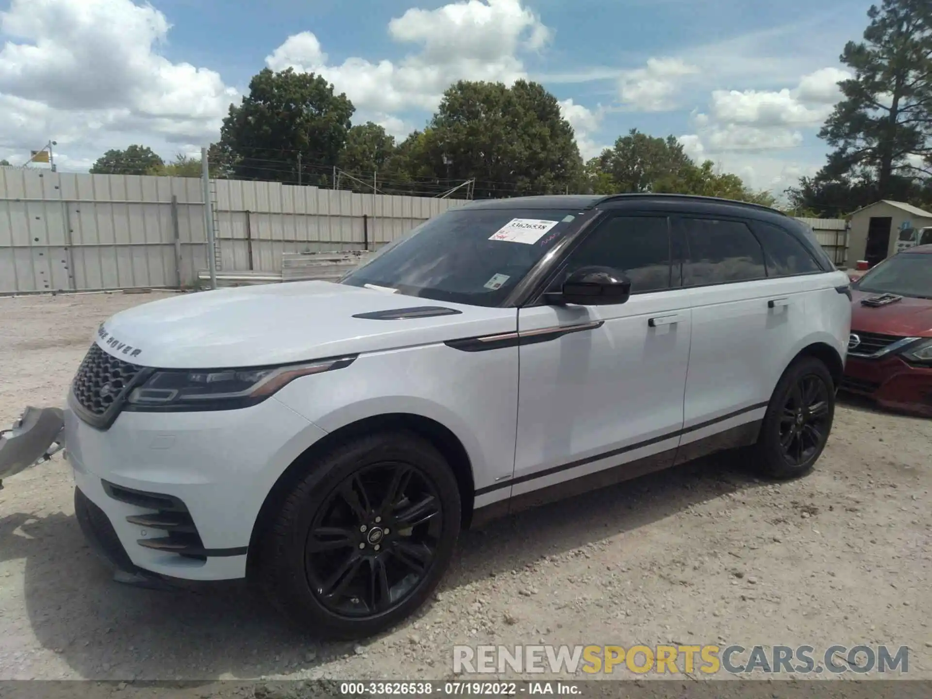 2 Photograph of a damaged car SALYK2EX7LA287357 LAND ROVER RANGE ROVER VELAR 2020