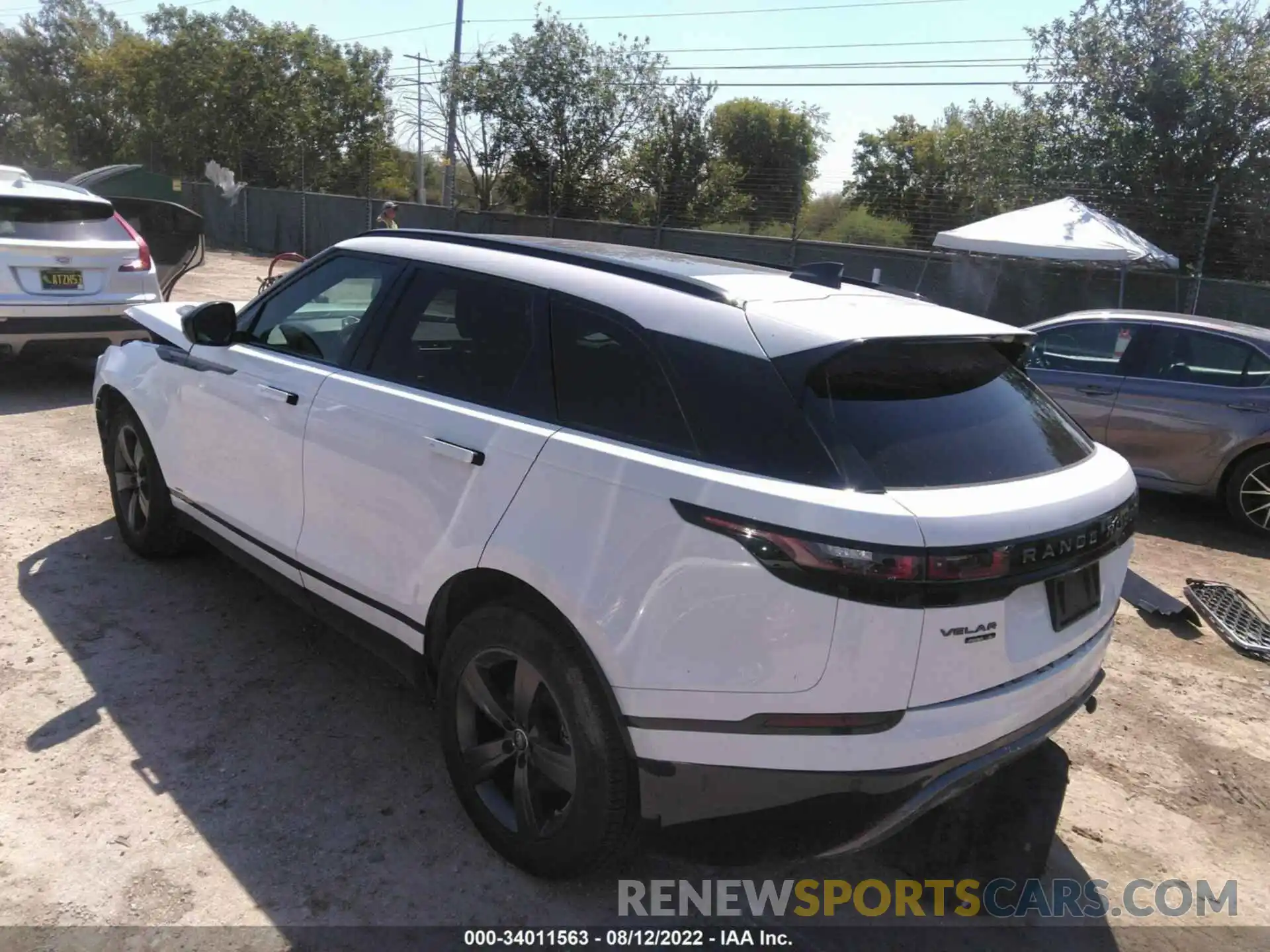 3 Photograph of a damaged car SALYK2EX7LA295748 LAND ROVER RANGE ROVER VELAR 2020