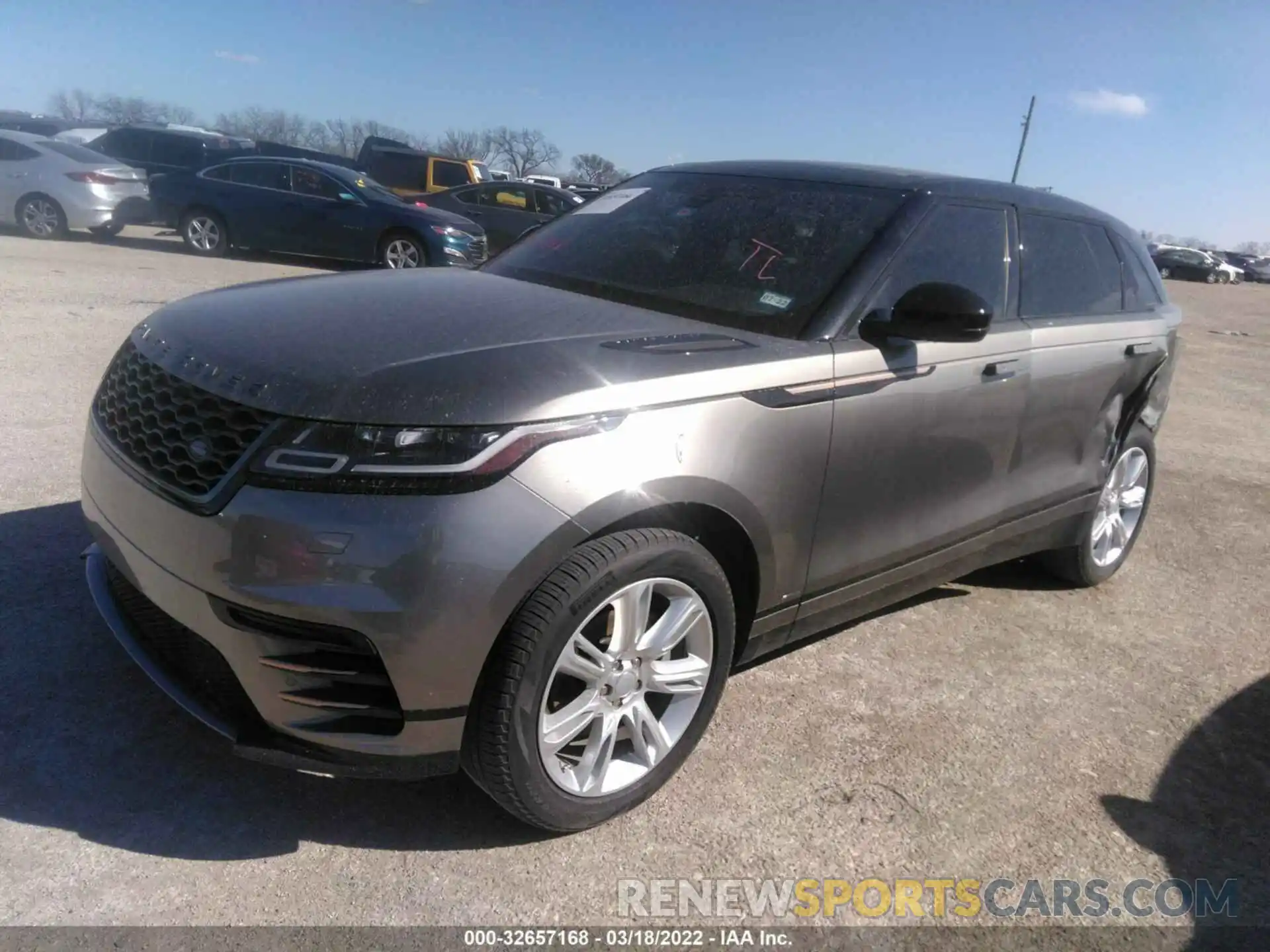 2 Photograph of a damaged car SALYK2EX8LA237986 LAND ROVER RANGE ROVER VELAR 2020