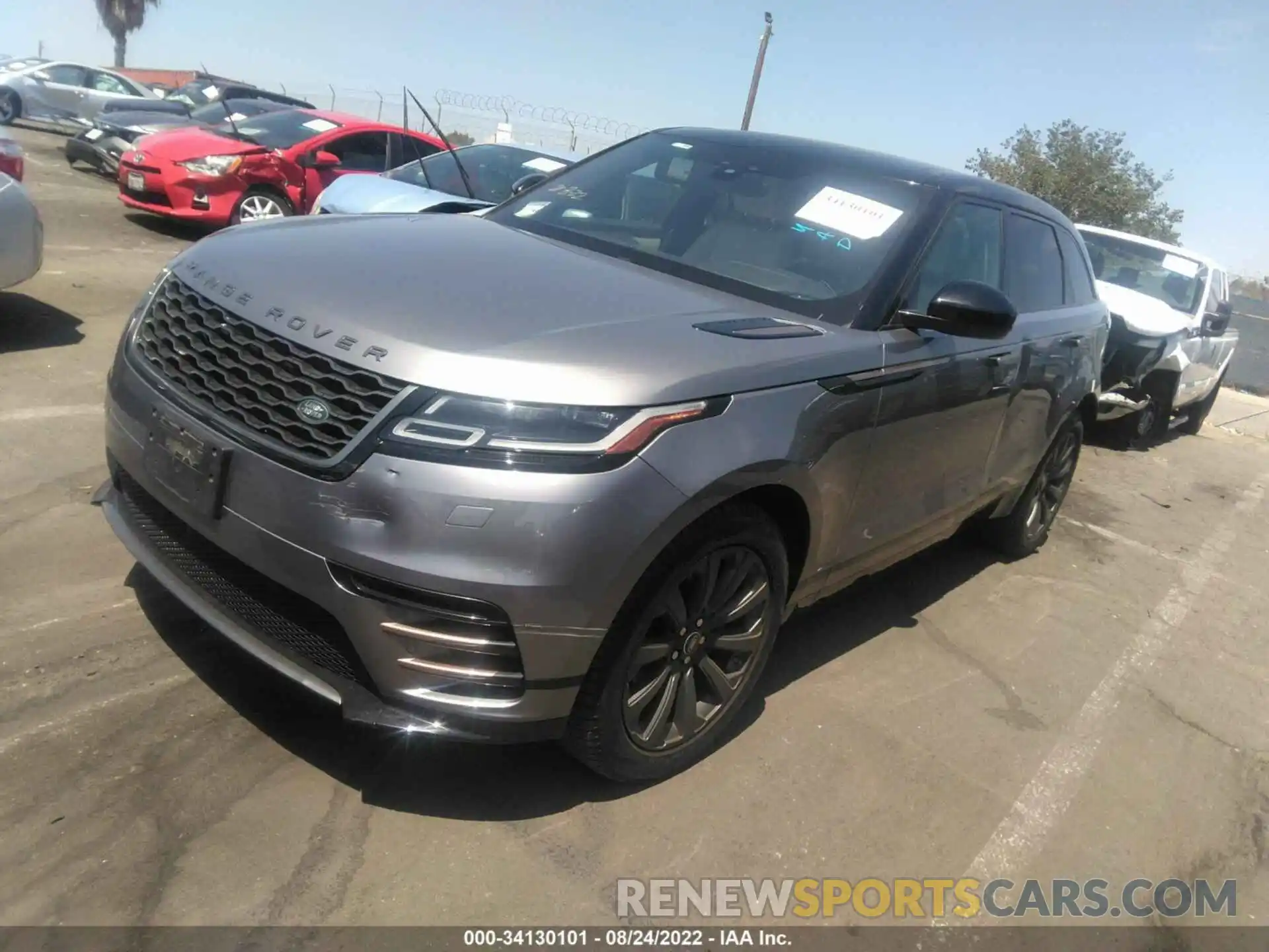 2 Photograph of a damaged car SALYK2EX8LA239981 LAND ROVER RANGE ROVER VELAR 2020