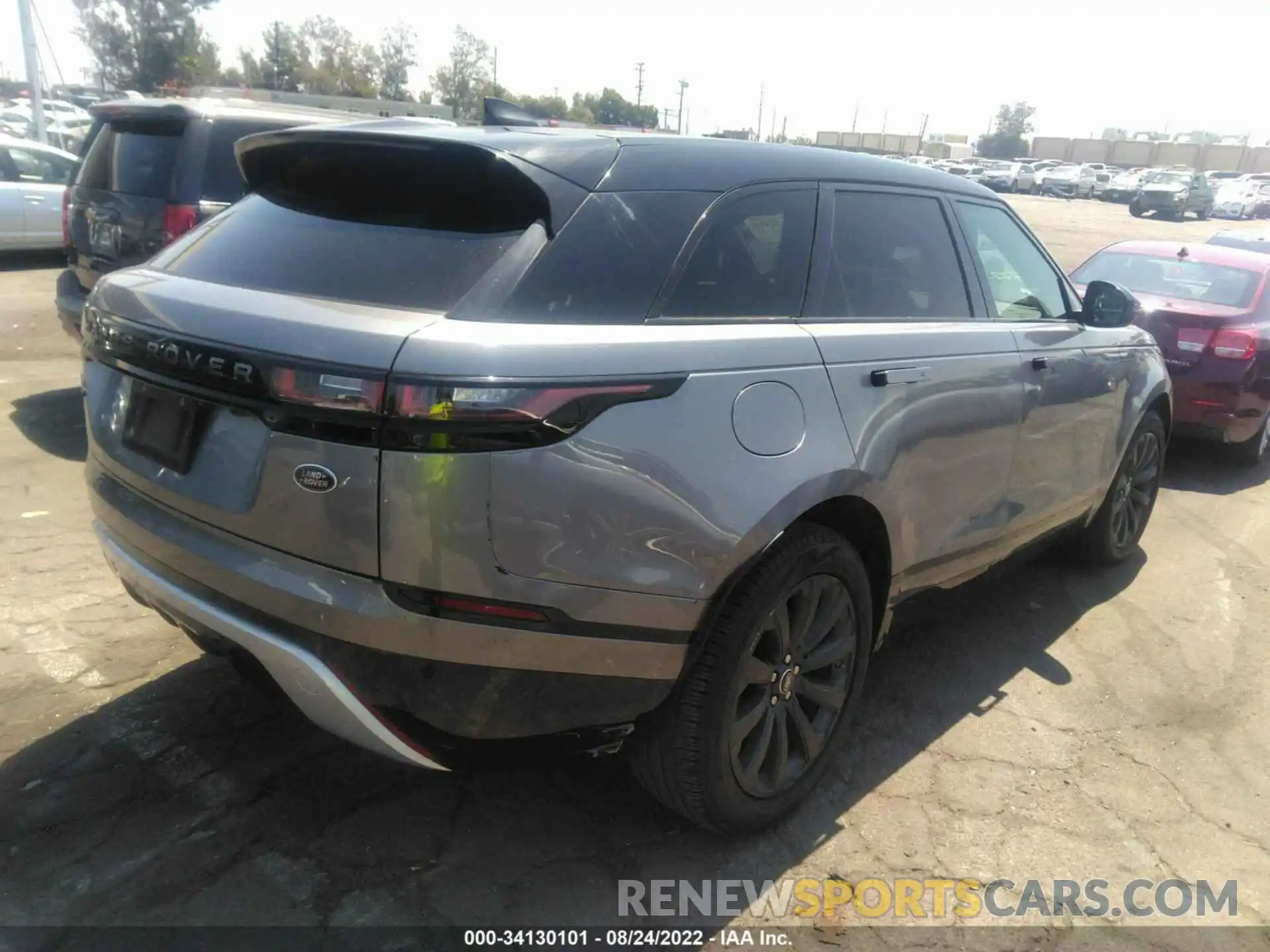 4 Photograph of a damaged car SALYK2EX8LA239981 LAND ROVER RANGE ROVER VELAR 2020