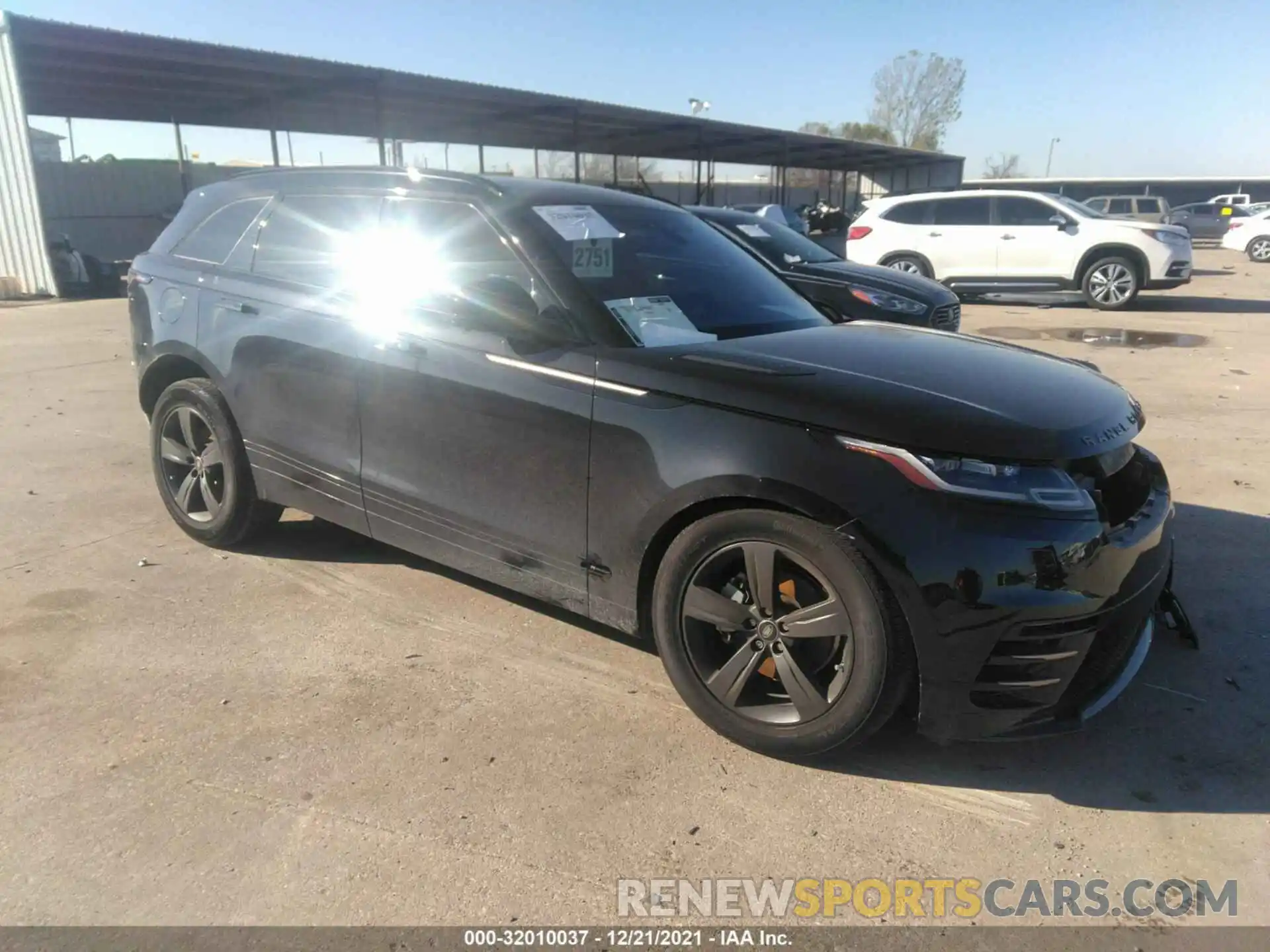 1 Photograph of a damaged car SALYK2EX8LA240340 LAND ROVER RANGE ROVER VELAR 2020