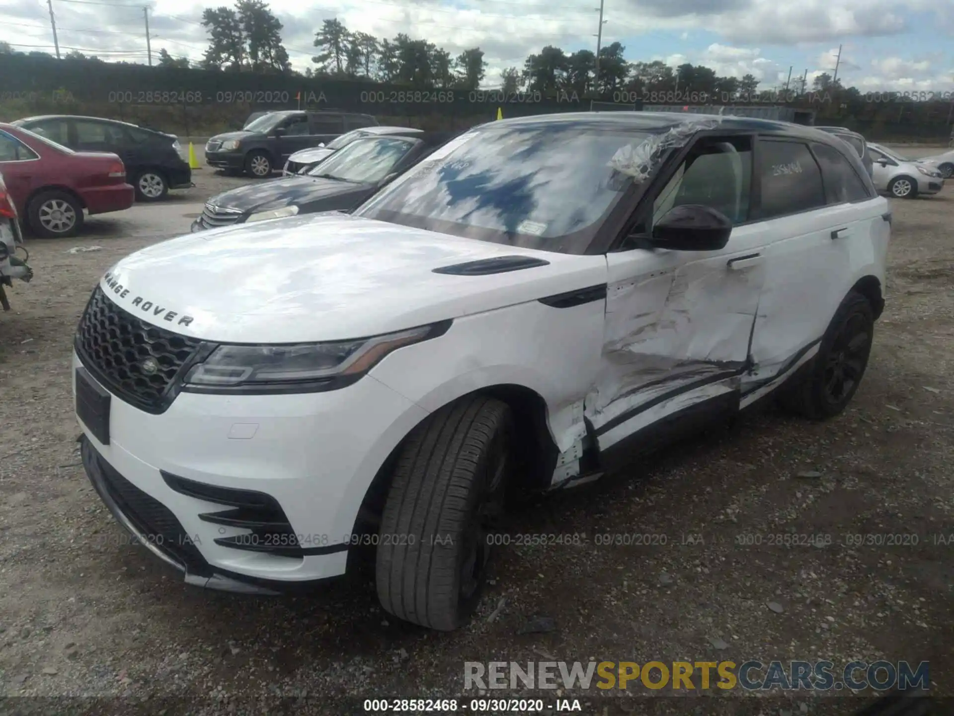 2 Photograph of a damaged car SALYK2EX8LA252214 LAND ROVER RANGE ROVER VELAR 2020