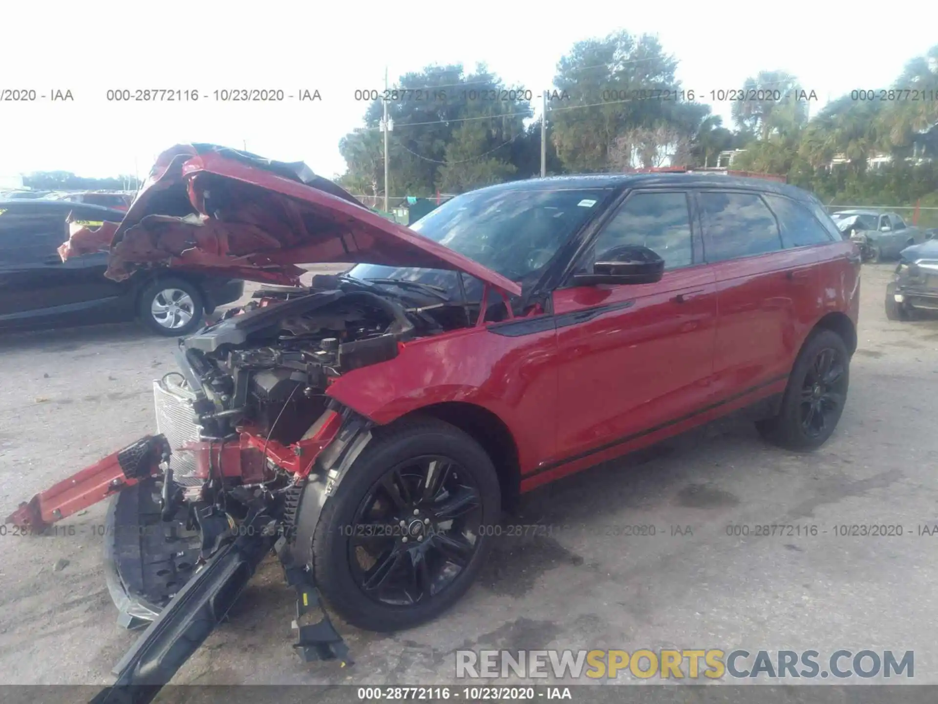 2 Photograph of a damaged car SALYK2EX9LA283634 LAND ROVER RANGE ROVER VELAR 2020