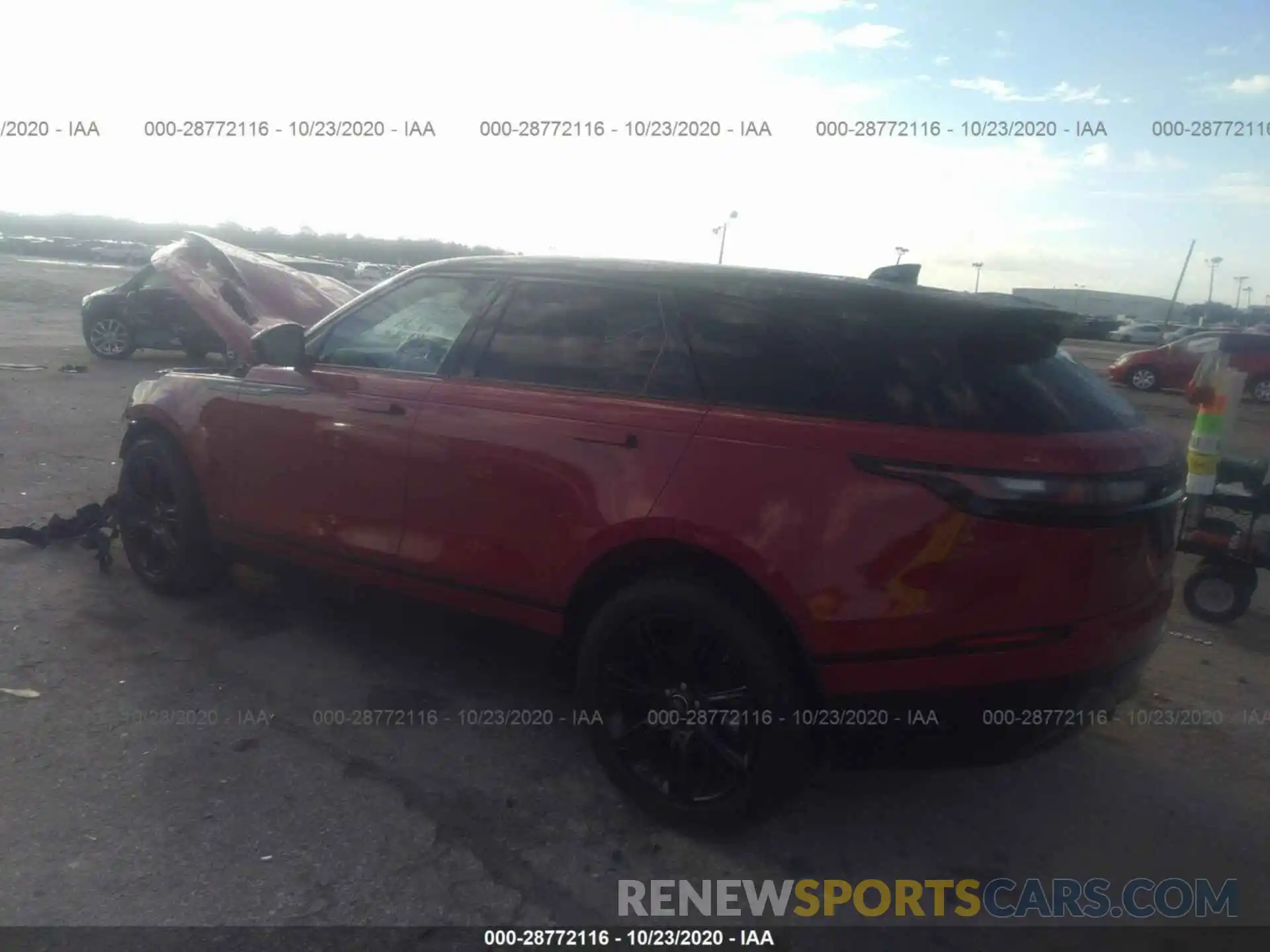 3 Photograph of a damaged car SALYK2EX9LA283634 LAND ROVER RANGE ROVER VELAR 2020