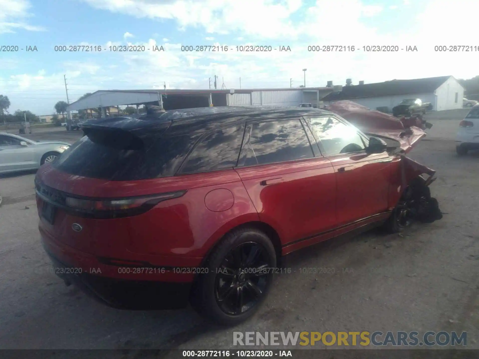 4 Photograph of a damaged car SALYK2EX9LA283634 LAND ROVER RANGE ROVER VELAR 2020