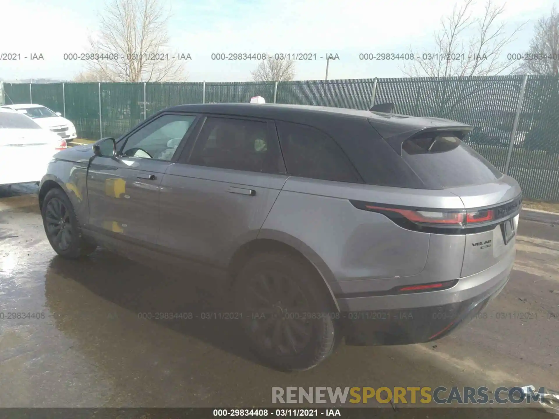 3 Photograph of a damaged car SALYK2EX9LA286016 LAND ROVER RANGE ROVER VELAR 2020