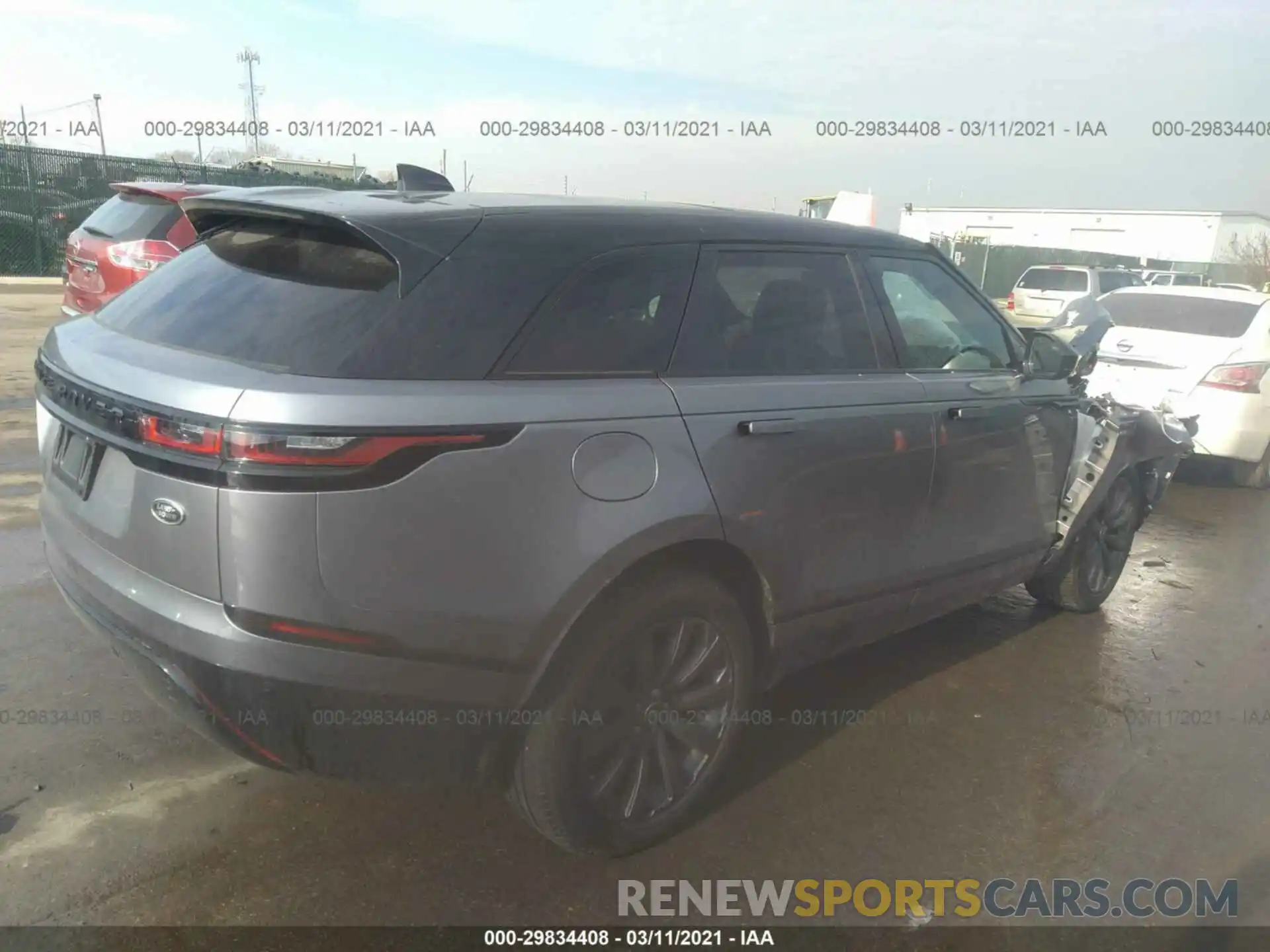 4 Photograph of a damaged car SALYK2EX9LA286016 LAND ROVER RANGE ROVER VELAR 2020