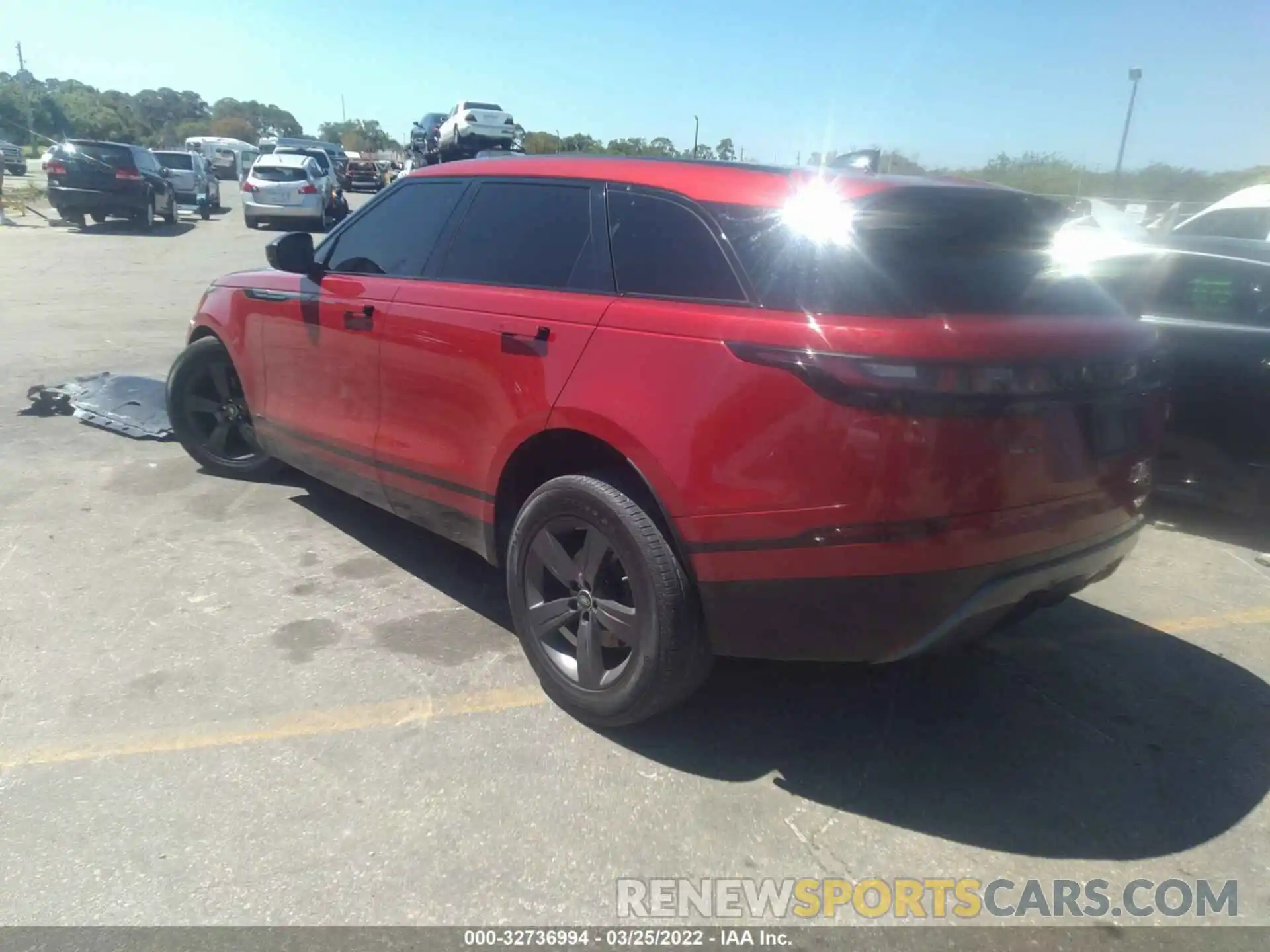 3 Photograph of a damaged car SALYK2EXXLA253445 LAND ROVER RANGE ROVER VELAR 2020