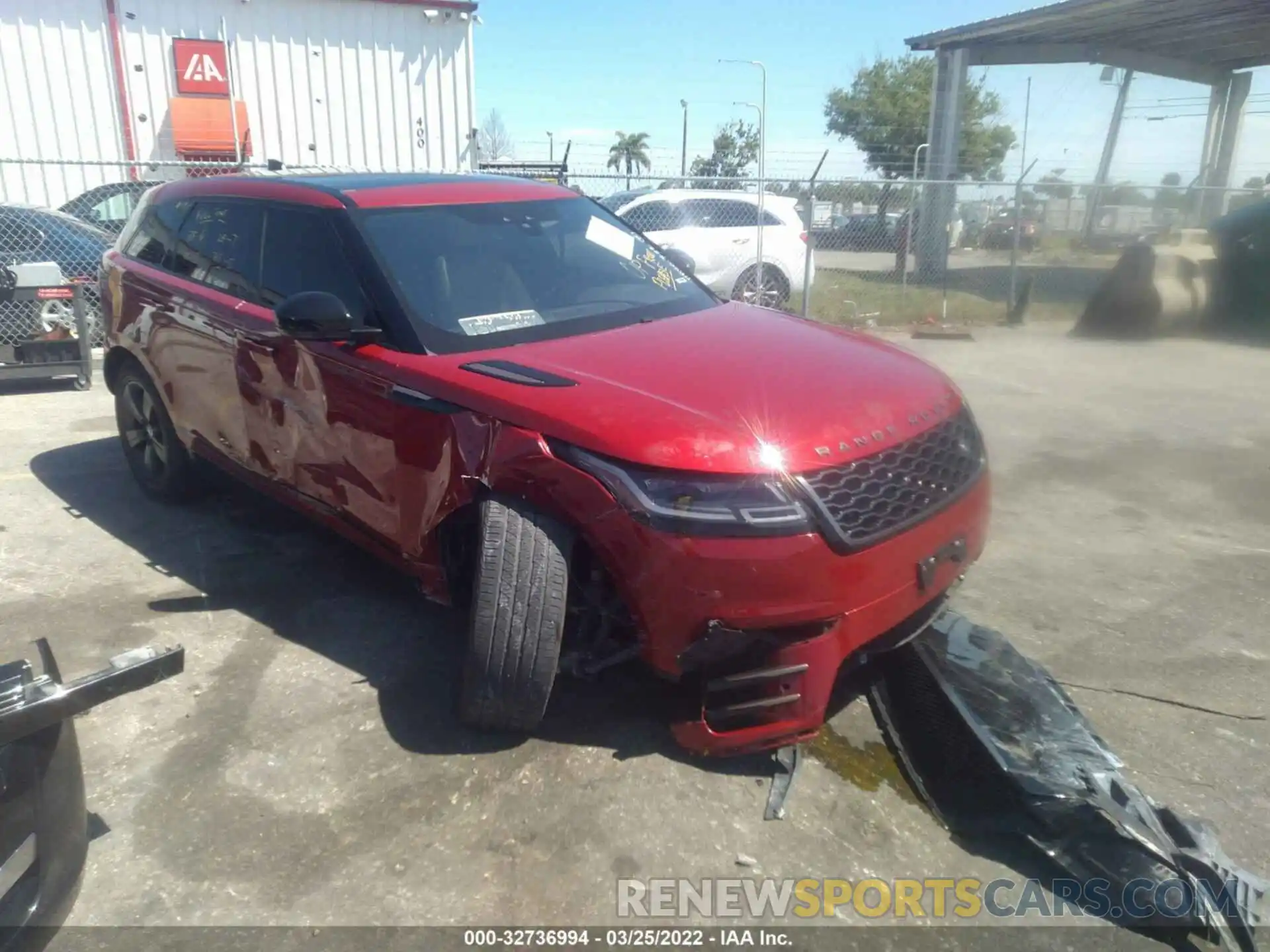 6 Photograph of a damaged car SALYK2EXXLA253445 LAND ROVER RANGE ROVER VELAR 2020