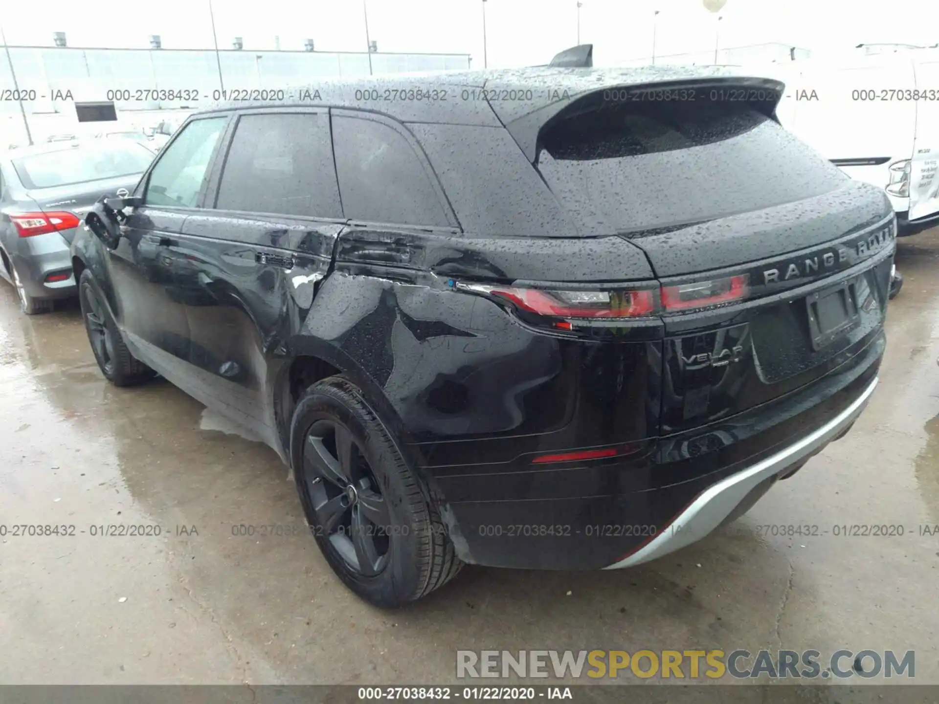 3 Photograph of a damaged car SALYK2EXXLA253607 LAND ROVER RANGE ROVER VELAR 2020