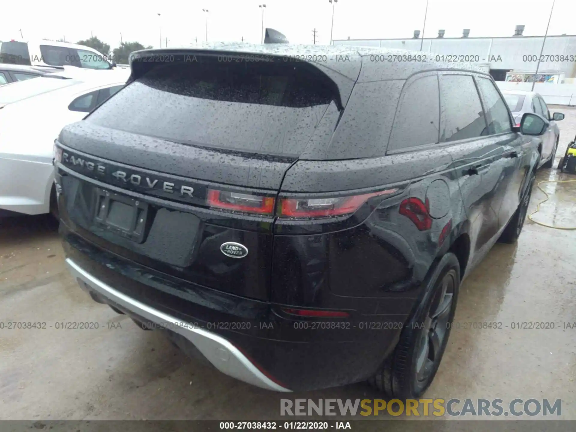 4 Фотография поврежденного автомобиля SALYK2EXXLA253607 LAND ROVER RANGE ROVER VELAR 2020