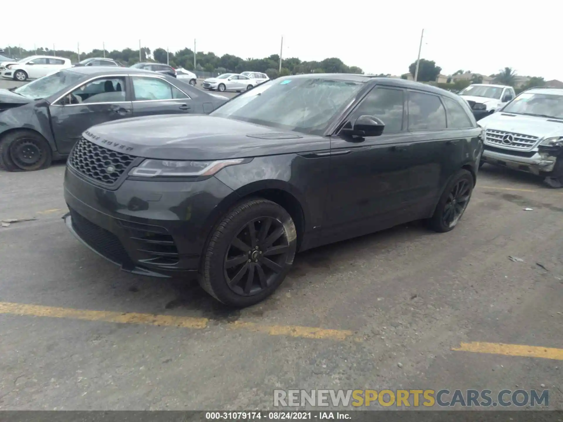 2 Photograph of a damaged car SALYK2EXXLA267264 LAND ROVER RANGE ROVER VELAR 2020