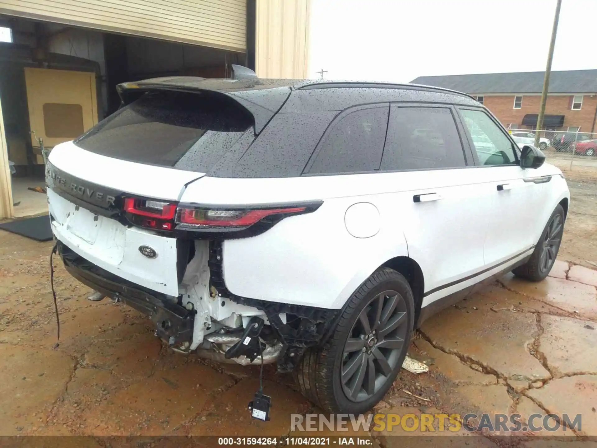 4 Photograph of a damaged car SALYK2EXXLA273064 LAND ROVER RANGE ROVER VELAR 2020