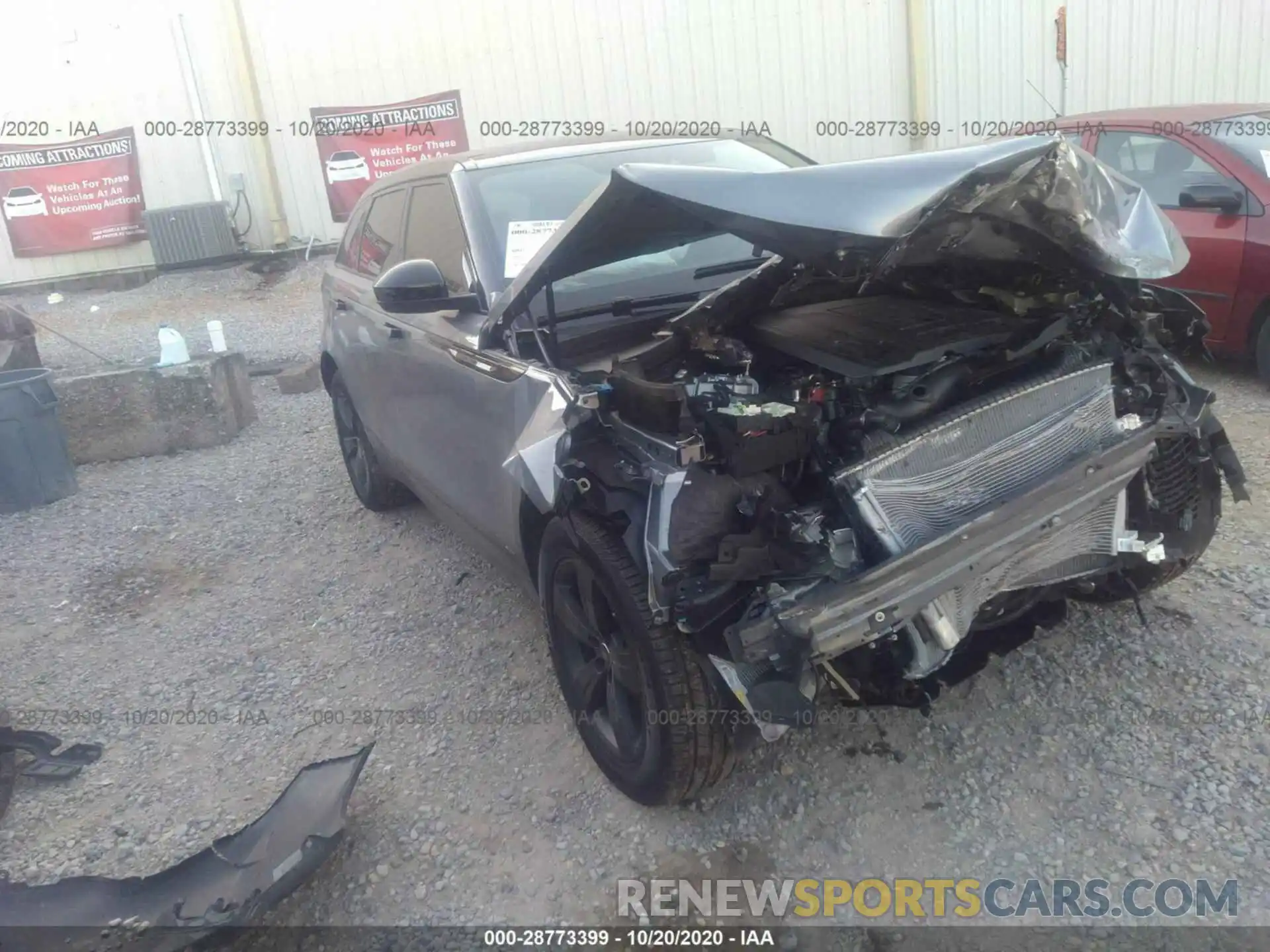 1 Photograph of a damaged car SALYK2EXXLA283366 LAND ROVER RANGE ROVER VELAR 2020