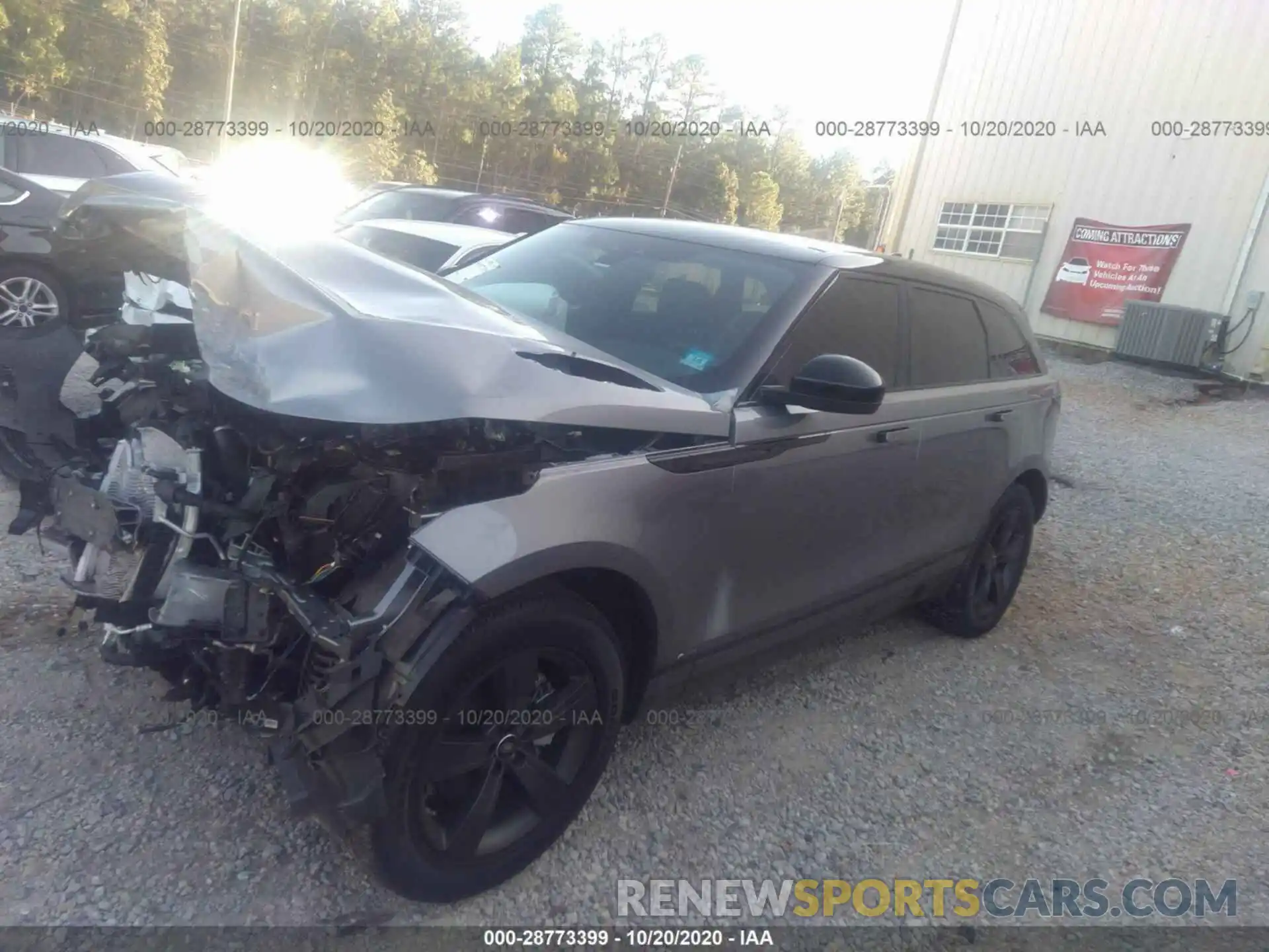 2 Photograph of a damaged car SALYK2EXXLA283366 LAND ROVER RANGE ROVER VELAR 2020