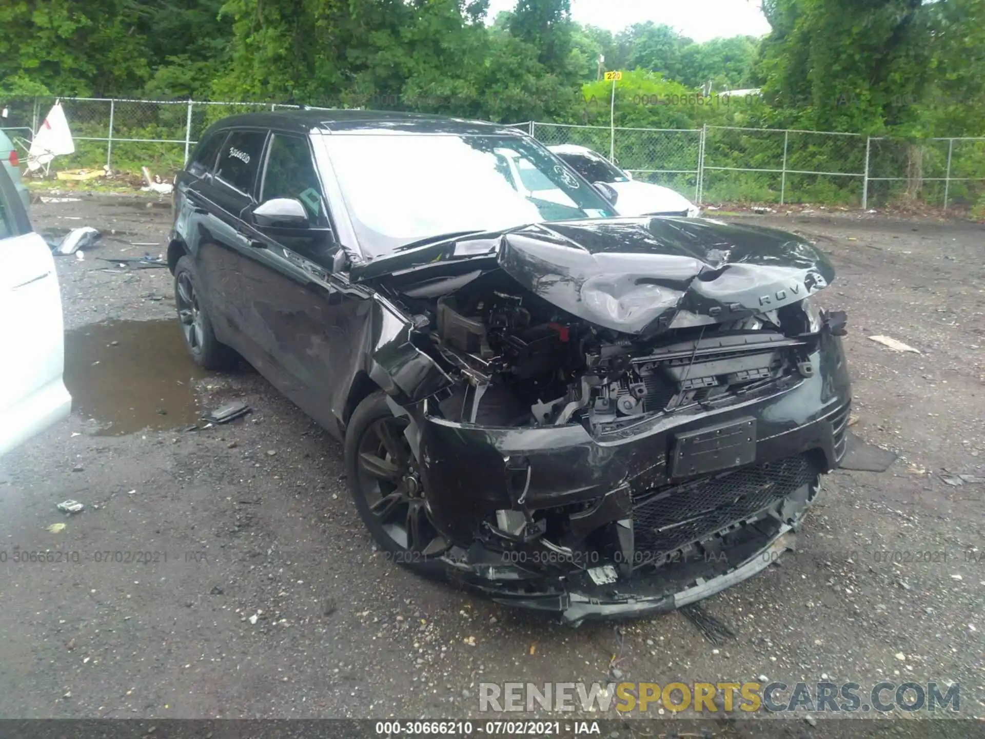 1 Photograph of a damaged car SALYK2EXXLA295775 LAND ROVER RANGE ROVER VELAR 2020