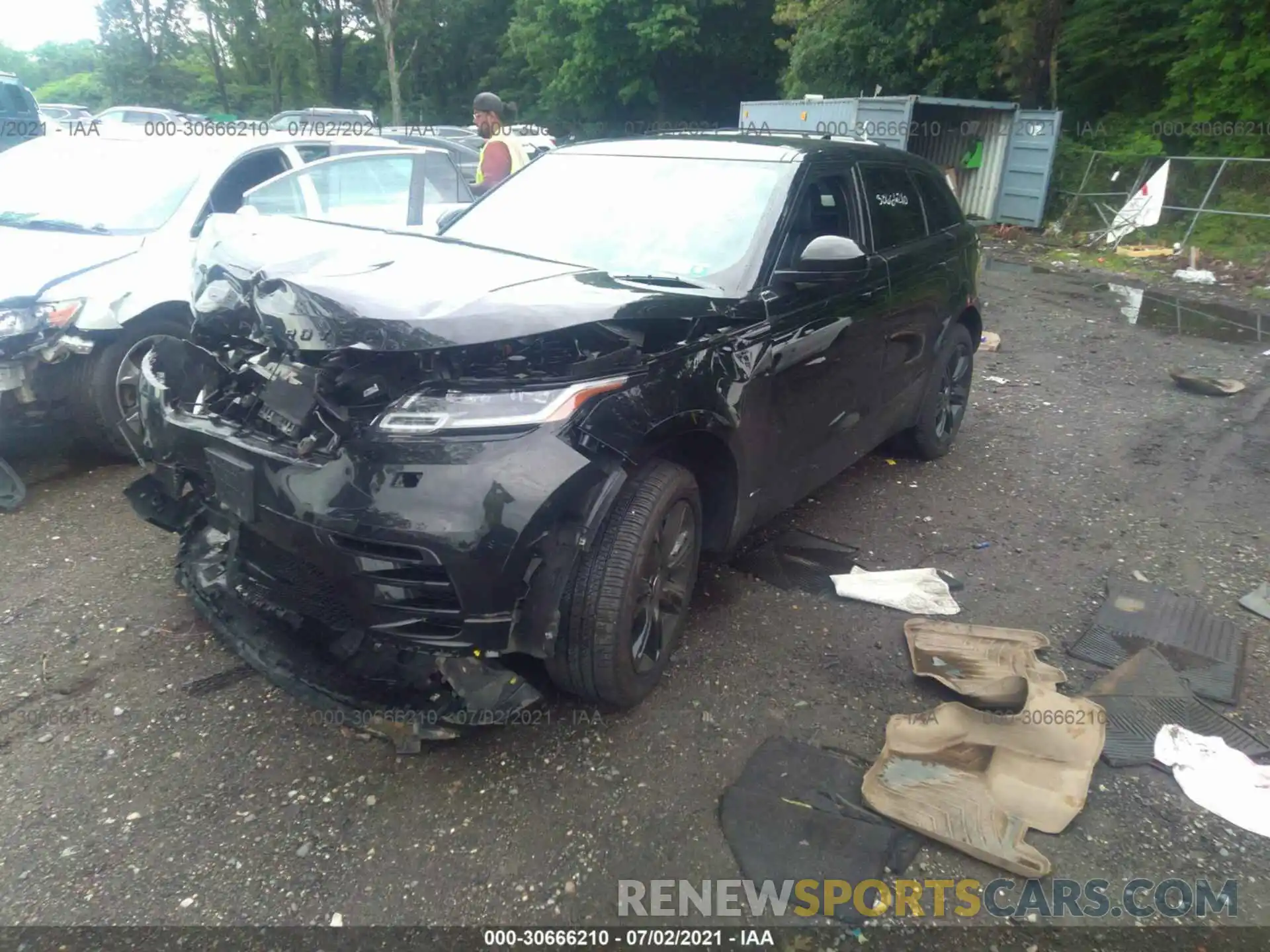 2 Фотография поврежденного автомобиля SALYK2EXXLA295775 LAND ROVER RANGE ROVER VELAR 2020