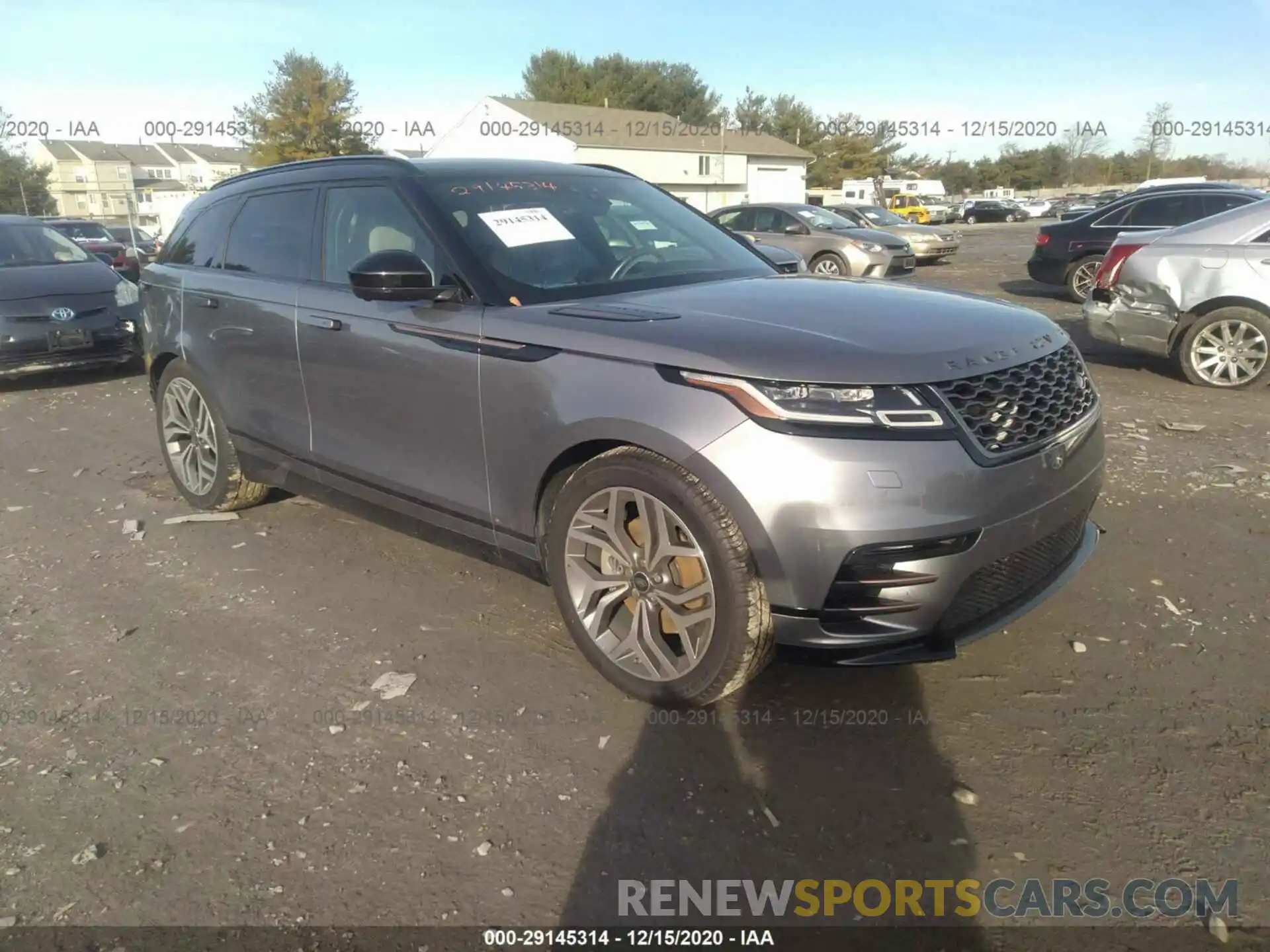 1 Photograph of a damaged car SALYK2FV2LA255395 LAND ROVER RANGE ROVER VELAR 2020