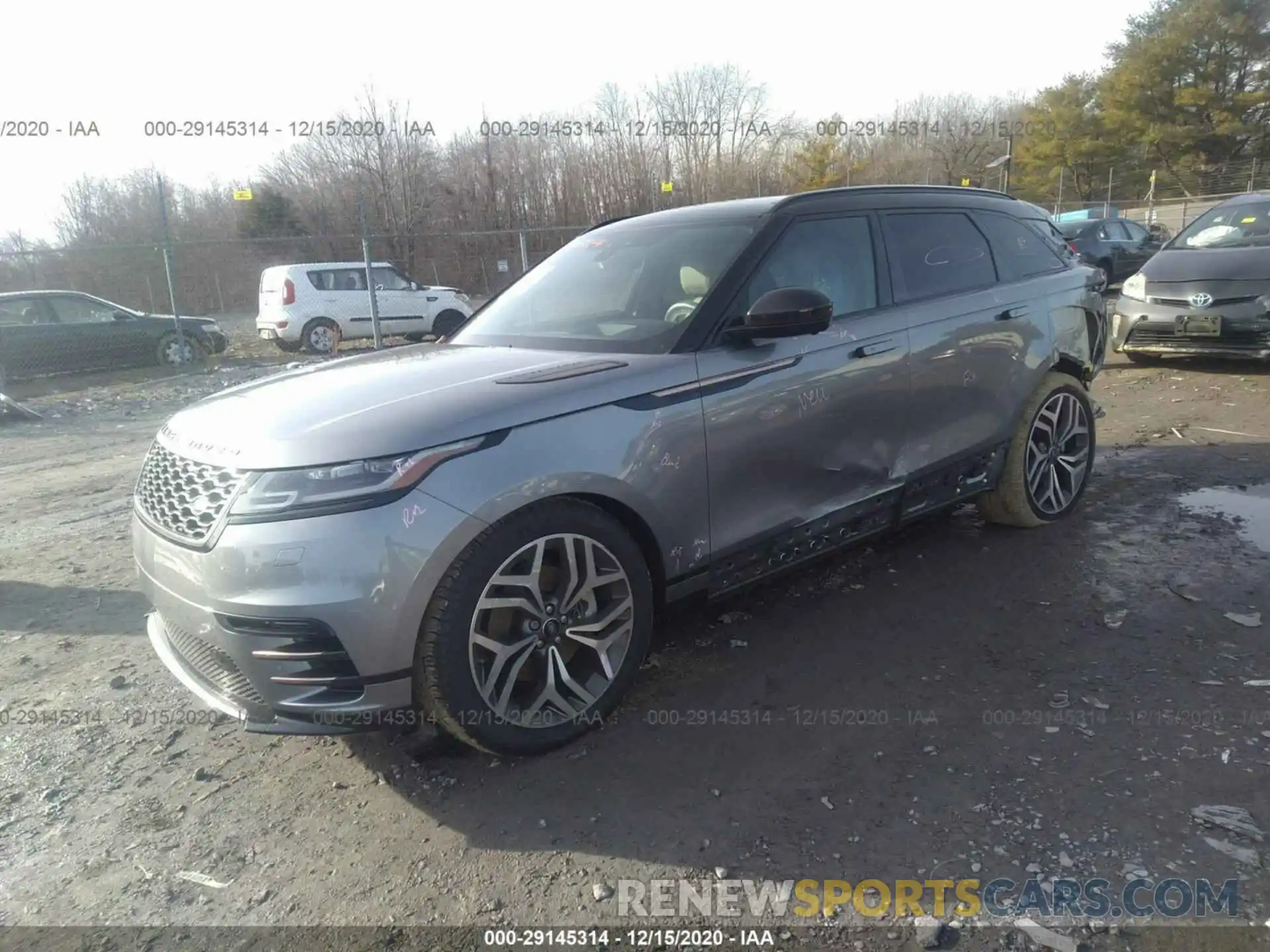 2 Фотография поврежденного автомобиля SALYK2FV2LA255395 LAND ROVER RANGE ROVER VELAR 2020