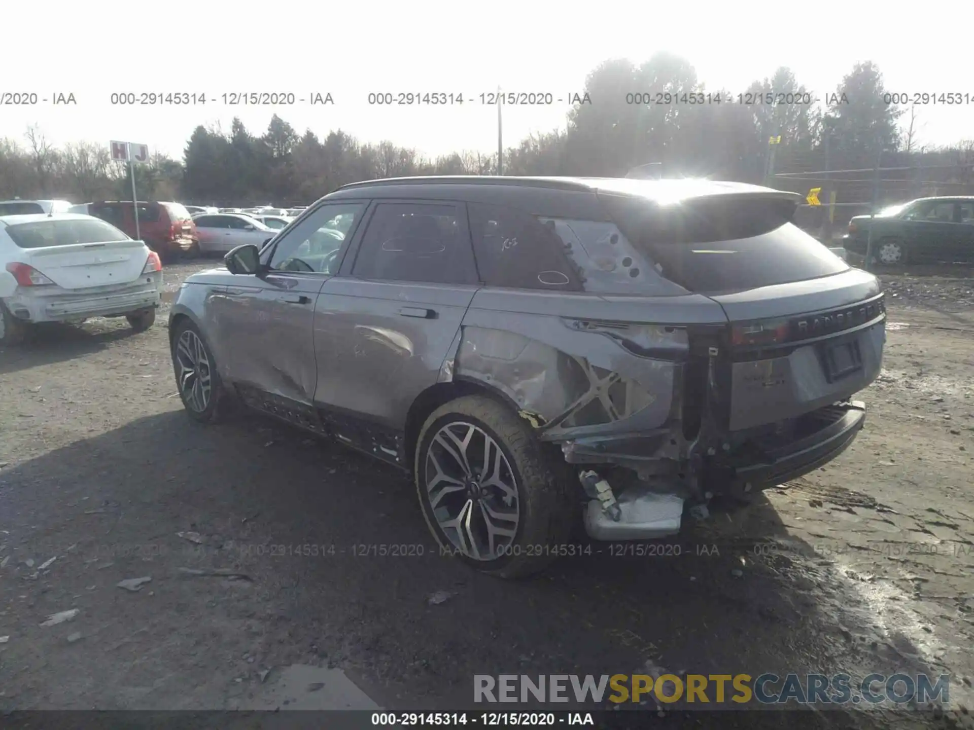 3 Photograph of a damaged car SALYK2FV2LA255395 LAND ROVER RANGE ROVER VELAR 2020