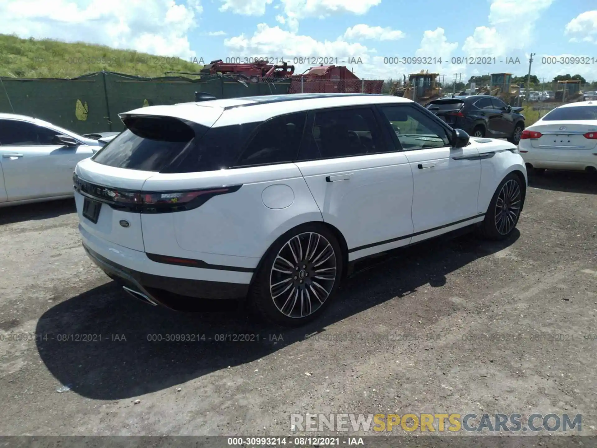 4 Фотография поврежденного автомобиля SALYK2FV3LA248424 LAND ROVER RANGE ROVER VELAR 2020