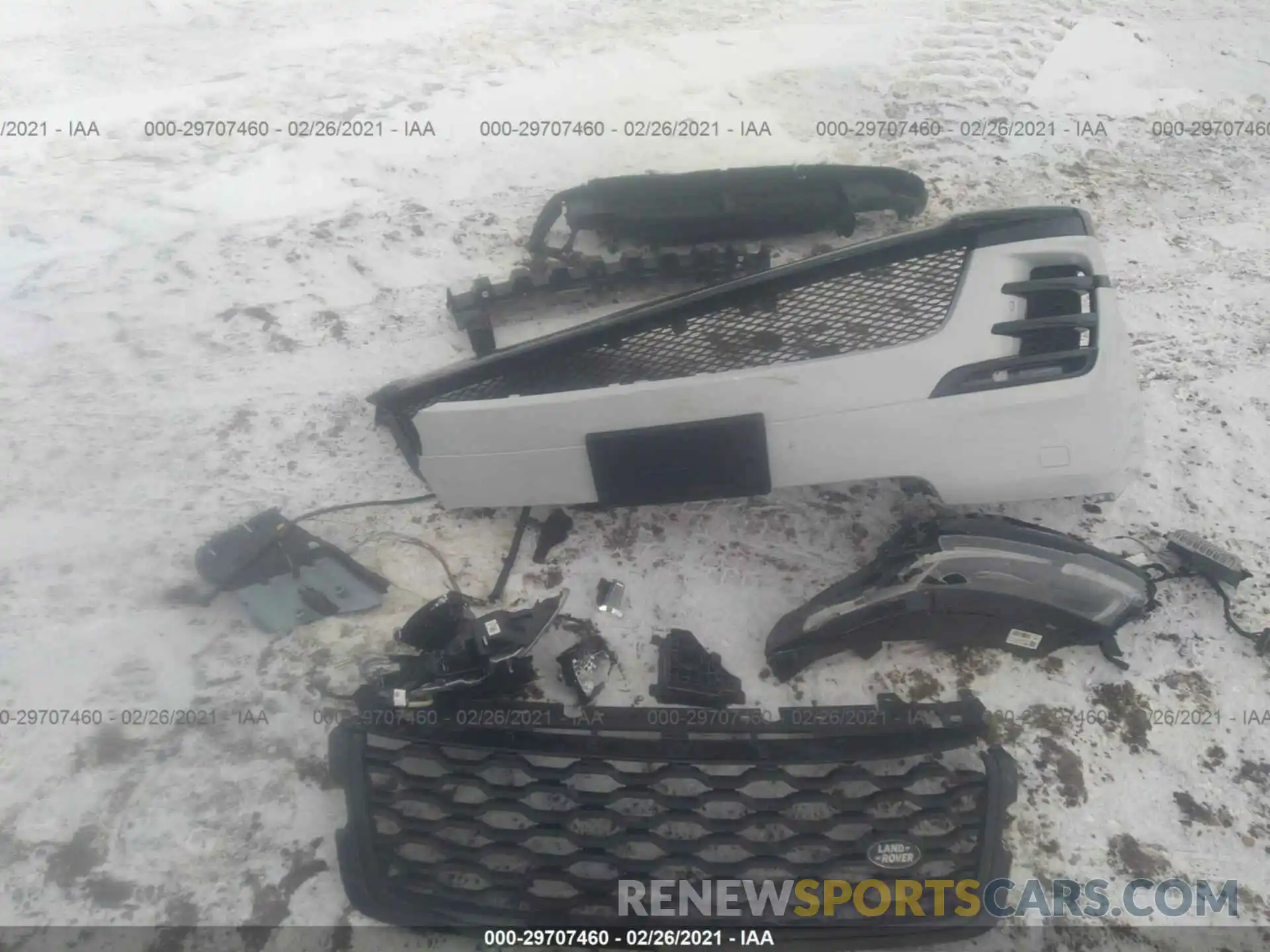 12 Photograph of a damaged car SALYK2FV3LA291631 LAND ROVER RANGE ROVER VELAR 2020