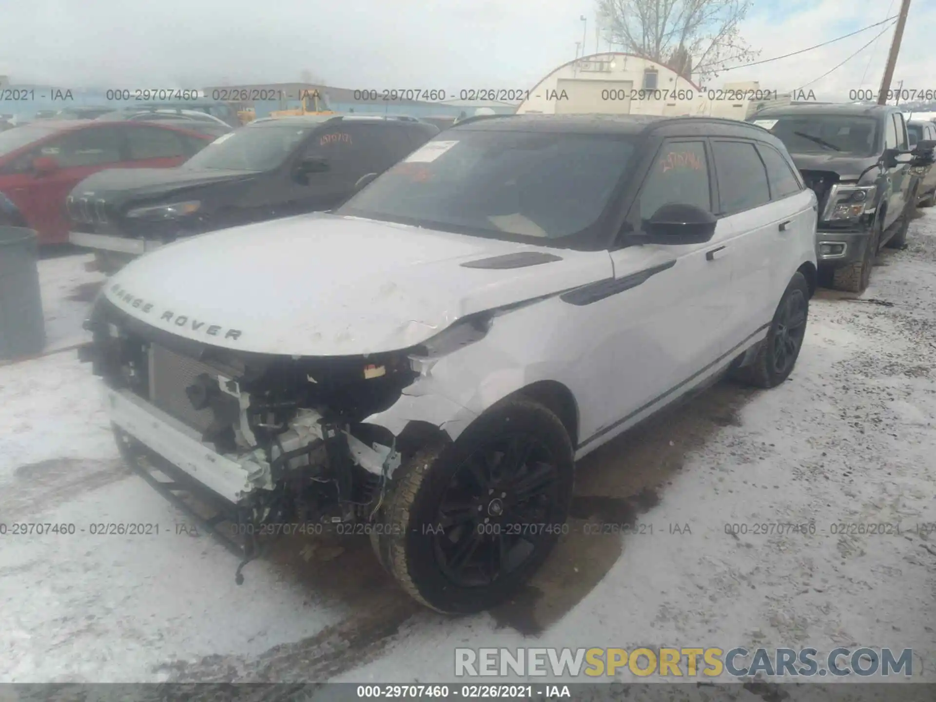 2 Photograph of a damaged car SALYK2FV3LA291631 LAND ROVER RANGE ROVER VELAR 2020