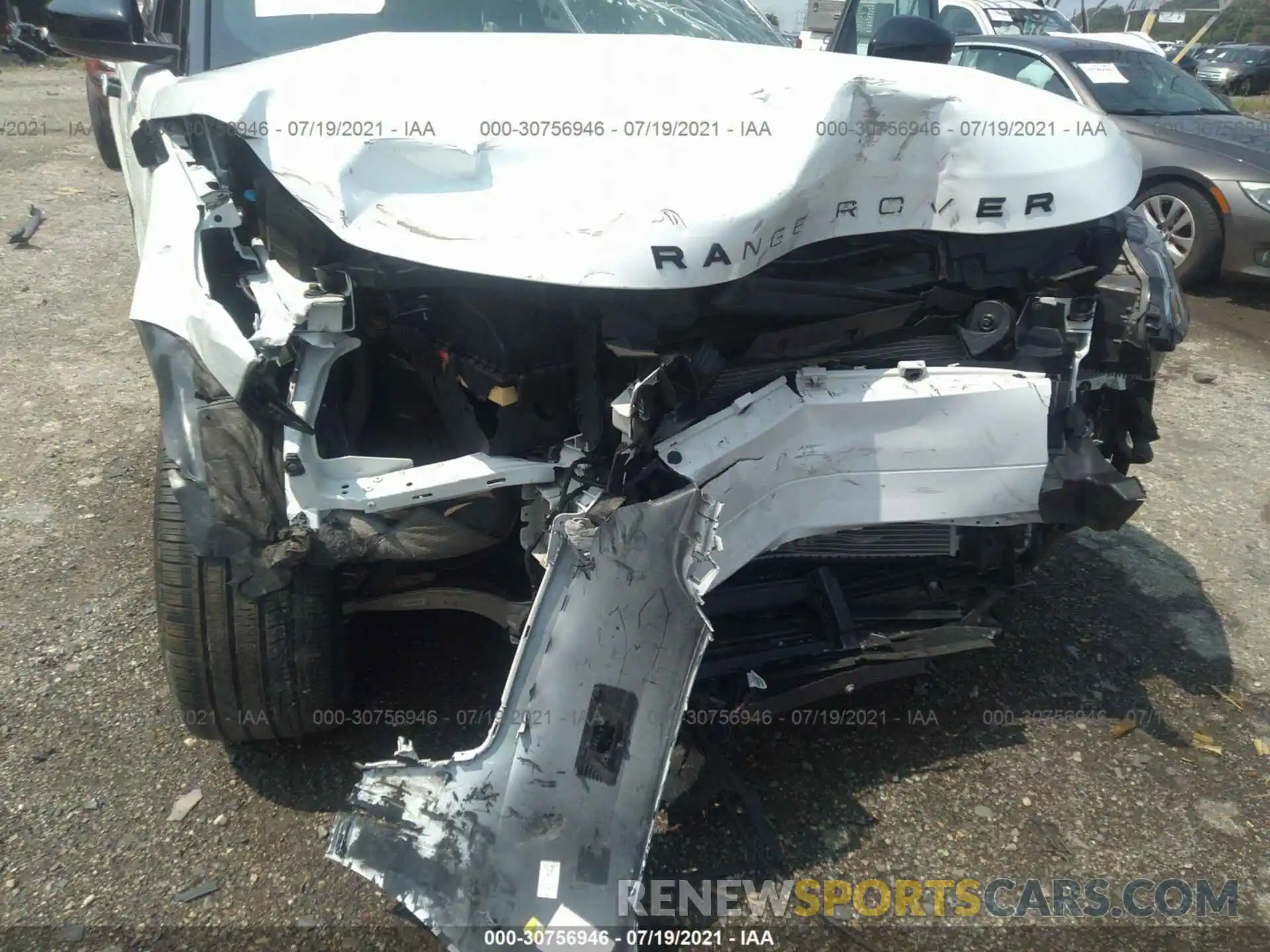 6 Photograph of a damaged car SALYK2FV4LA253955 LAND ROVER RANGE ROVER VELAR 2020