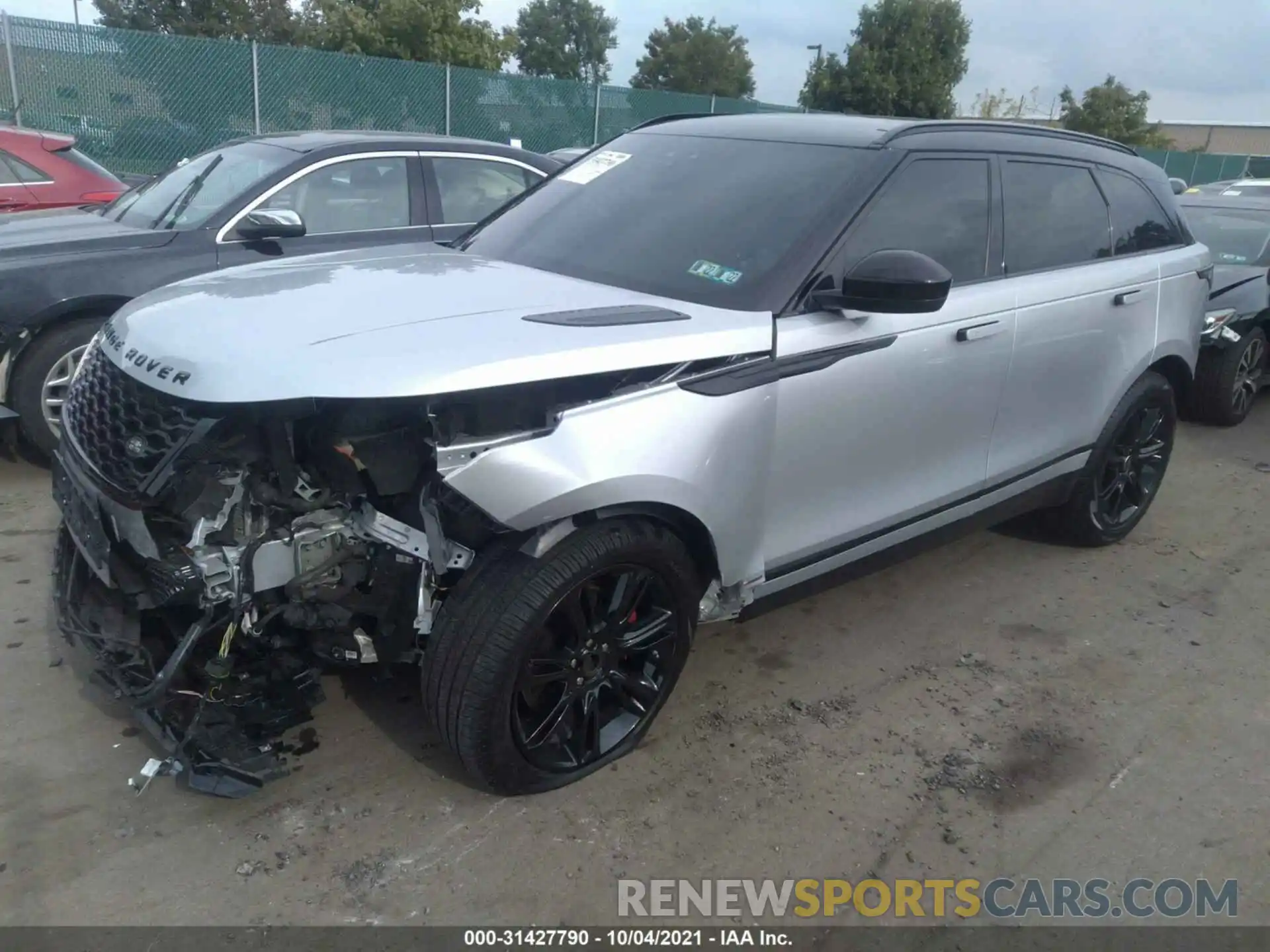 2 Photograph of a damaged car SALYK2FV4LA272084 LAND ROVER RANGE ROVER VELAR 2020