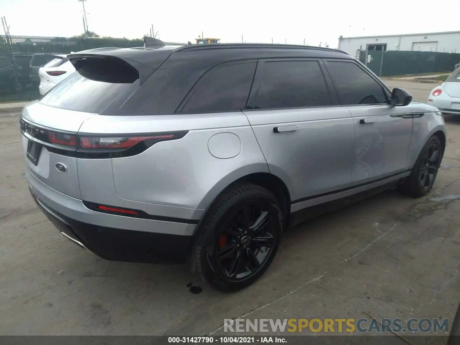 4 Фотография поврежденного автомобиля SALYK2FV4LA272084 LAND ROVER RANGE ROVER VELAR 2020