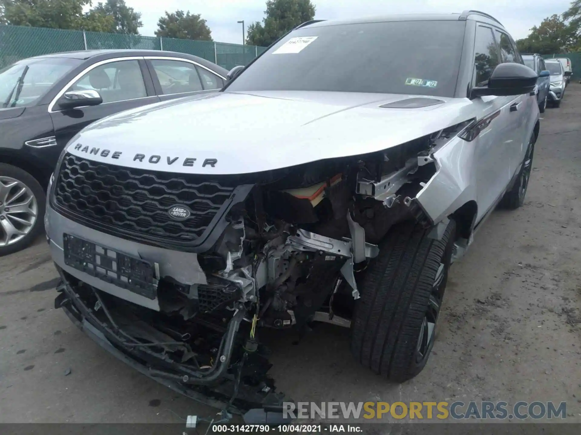 6 Фотография поврежденного автомобиля SALYK2FV4LA272084 LAND ROVER RANGE ROVER VELAR 2020