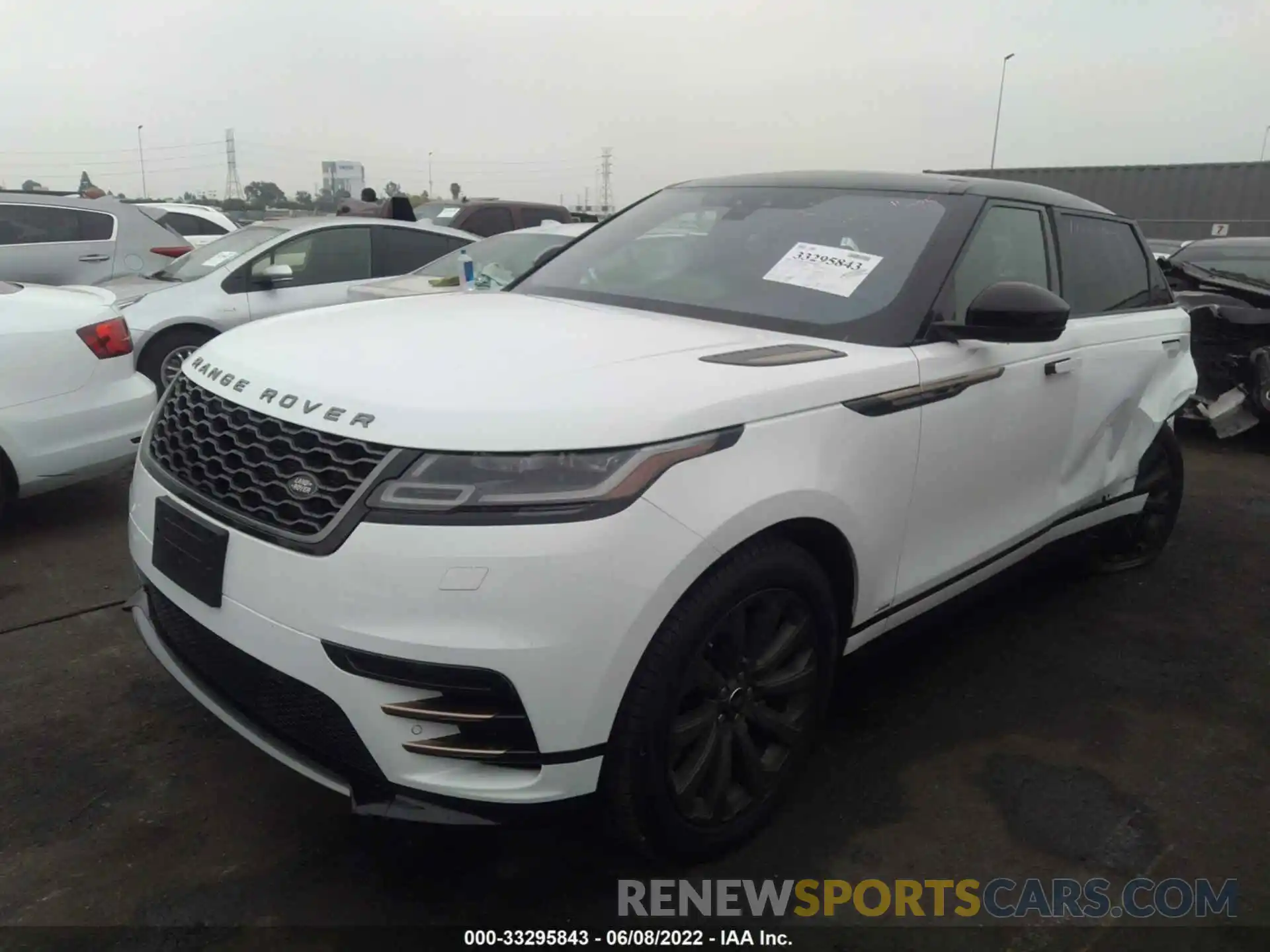 2 Photograph of a damaged car SALYK2FV7LA245087 LAND ROVER RANGE ROVER VELAR 2020