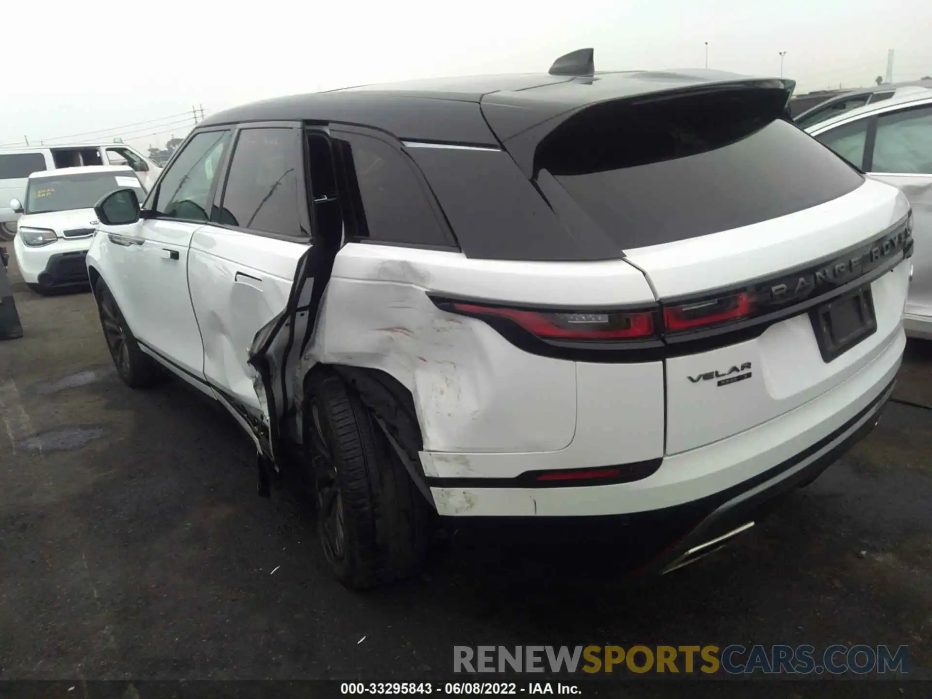 3 Фотография поврежденного автомобиля SALYK2FV7LA245087 LAND ROVER RANGE ROVER VELAR 2020