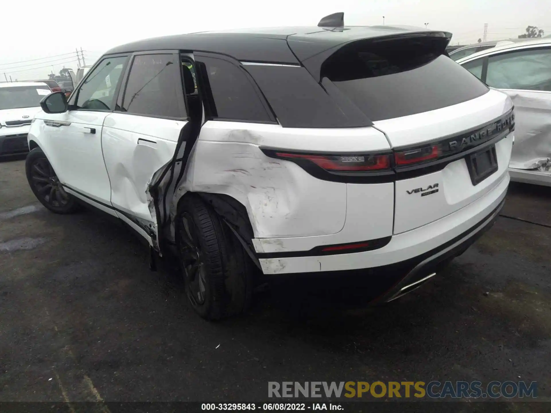 6 Photograph of a damaged car SALYK2FV7LA245087 LAND ROVER RANGE ROVER VELAR 2020