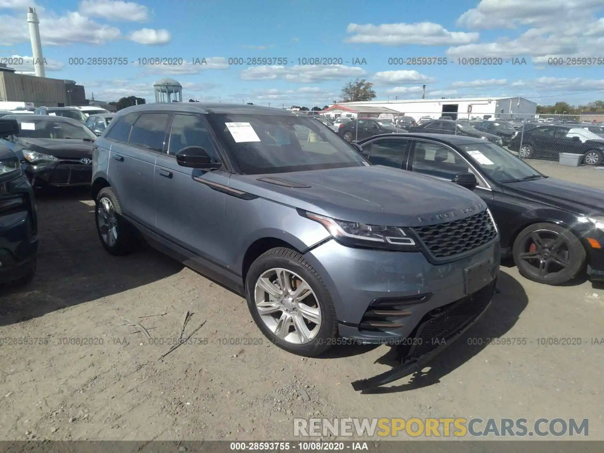 1 Photograph of a damaged car SALYK2FV9LA253272 LAND ROVER RANGE ROVER VELAR 2020