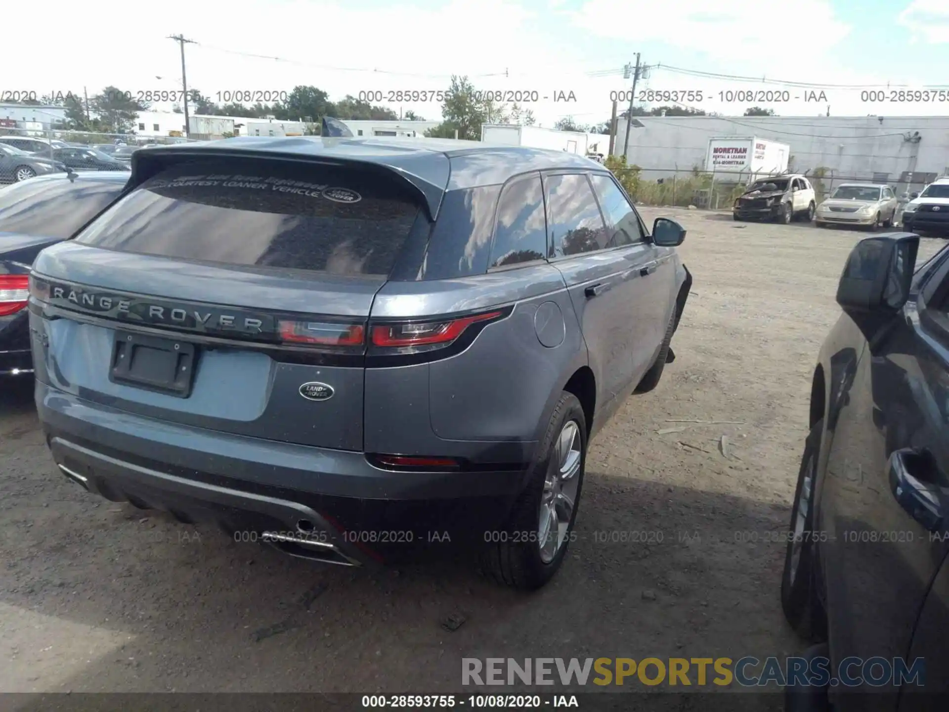 4 Photograph of a damaged car SALYK2FV9LA253272 LAND ROVER RANGE ROVER VELAR 2020