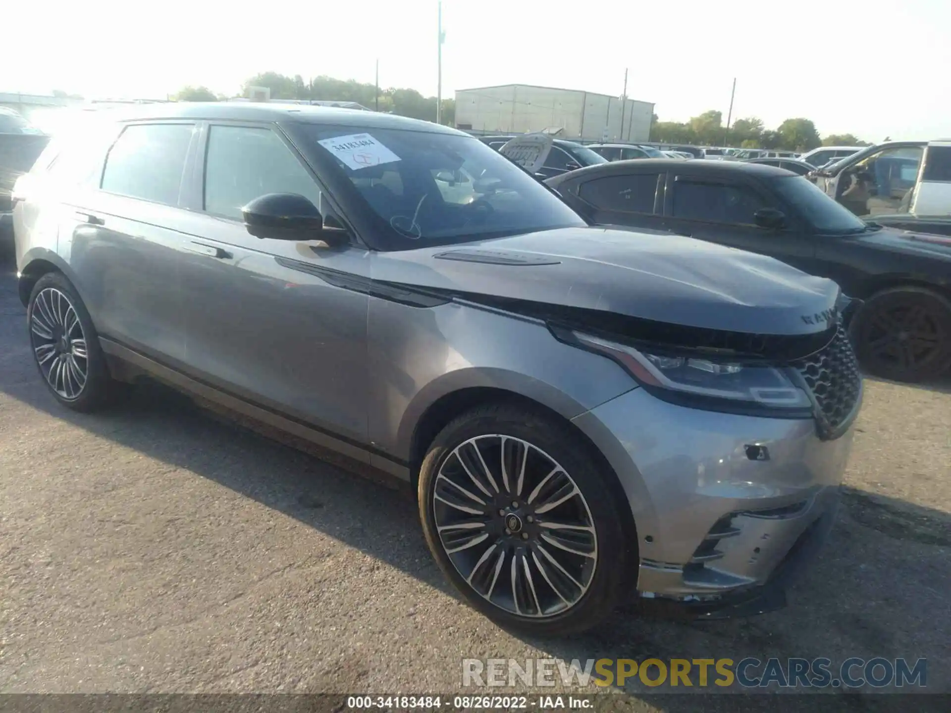 1 Photograph of a damaged car SALYK2FVXLA293733 LAND ROVER RANGE ROVER VELAR 2020