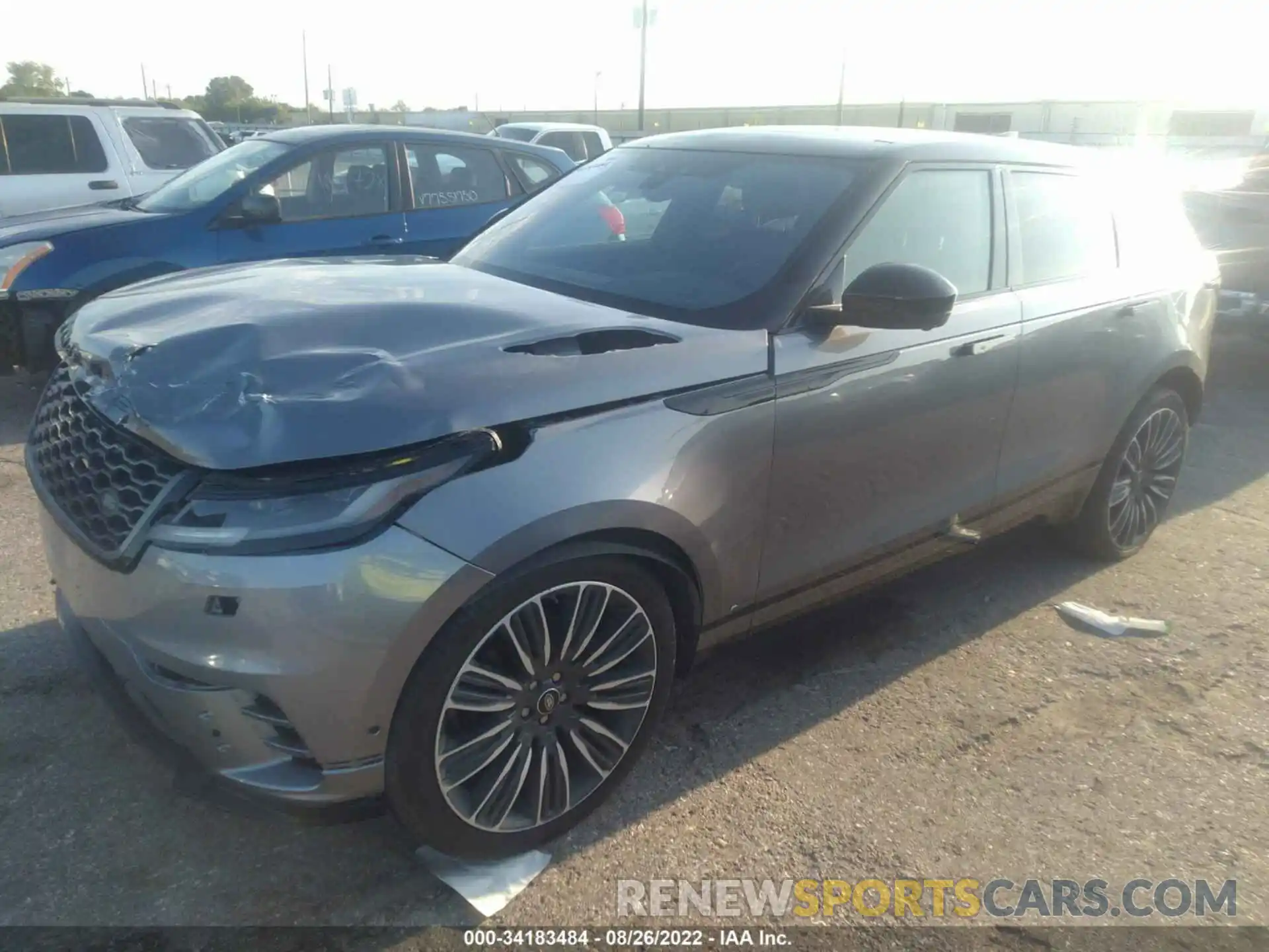 2 Photograph of a damaged car SALYK2FVXLA293733 LAND ROVER RANGE ROVER VELAR 2020