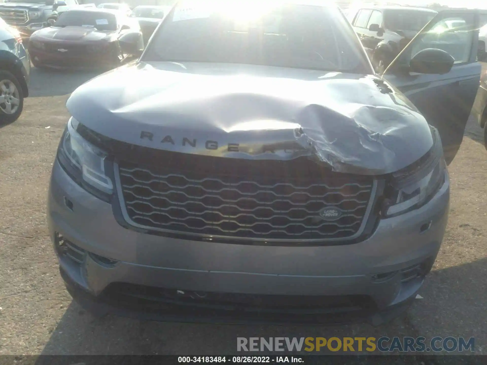 6 Photograph of a damaged car SALYK2FVXLA293733 LAND ROVER RANGE ROVER VELAR 2020