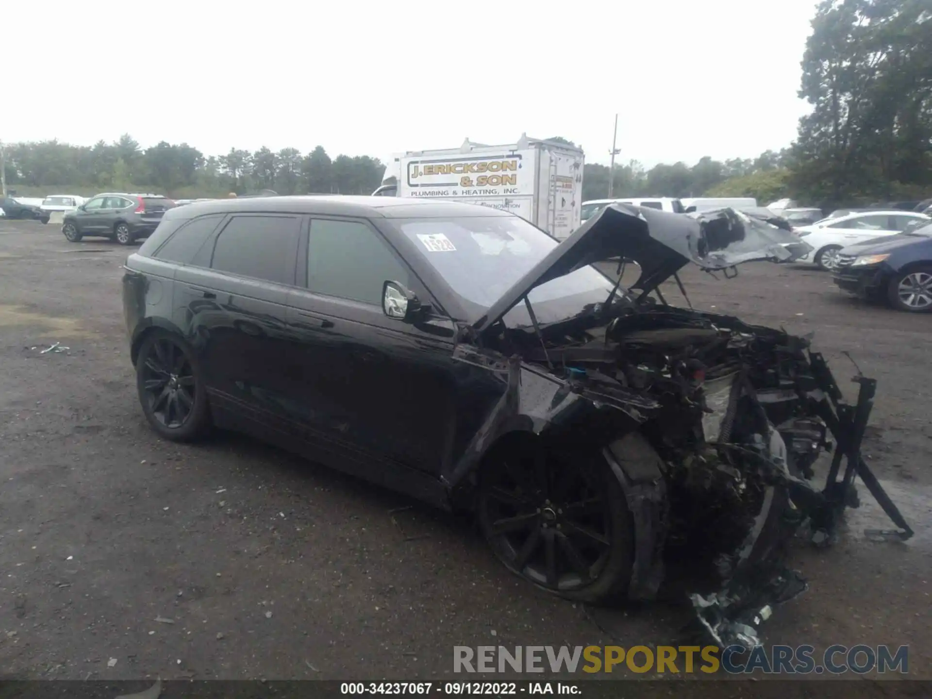 1 Photograph of a damaged car SALYM2EV5LA239123 LAND ROVER RANGE ROVER VELAR 2020