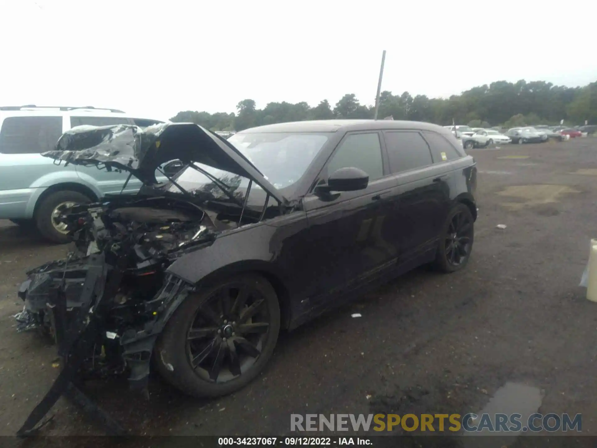 2 Photograph of a damaged car SALYM2EV5LA239123 LAND ROVER RANGE ROVER VELAR 2020