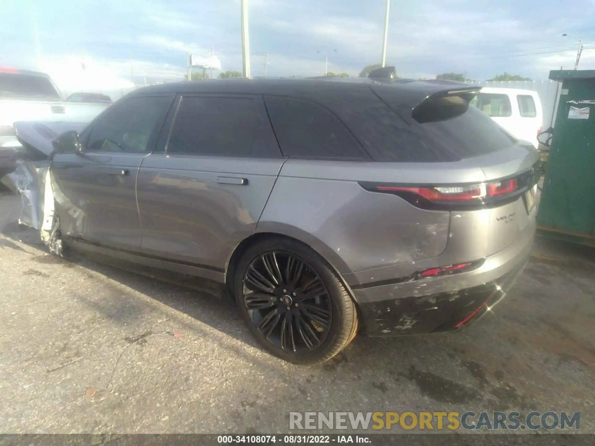 3 Фотография поврежденного автомобиля SALYM2EV5LA252177 LAND ROVER RANGE ROVER VELAR 2020