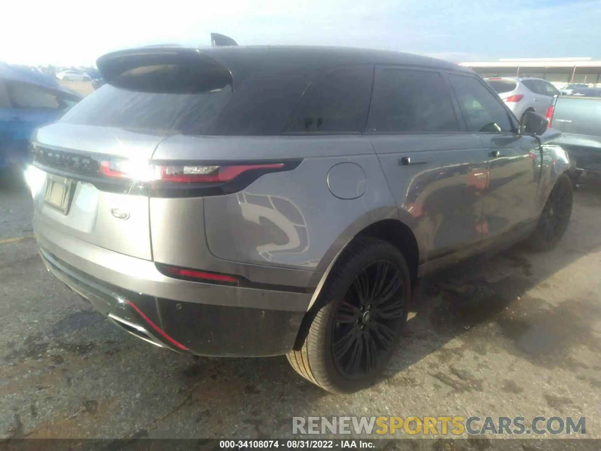 4 Фотография поврежденного автомобиля SALYM2EV5LA252177 LAND ROVER RANGE ROVER VELAR 2020